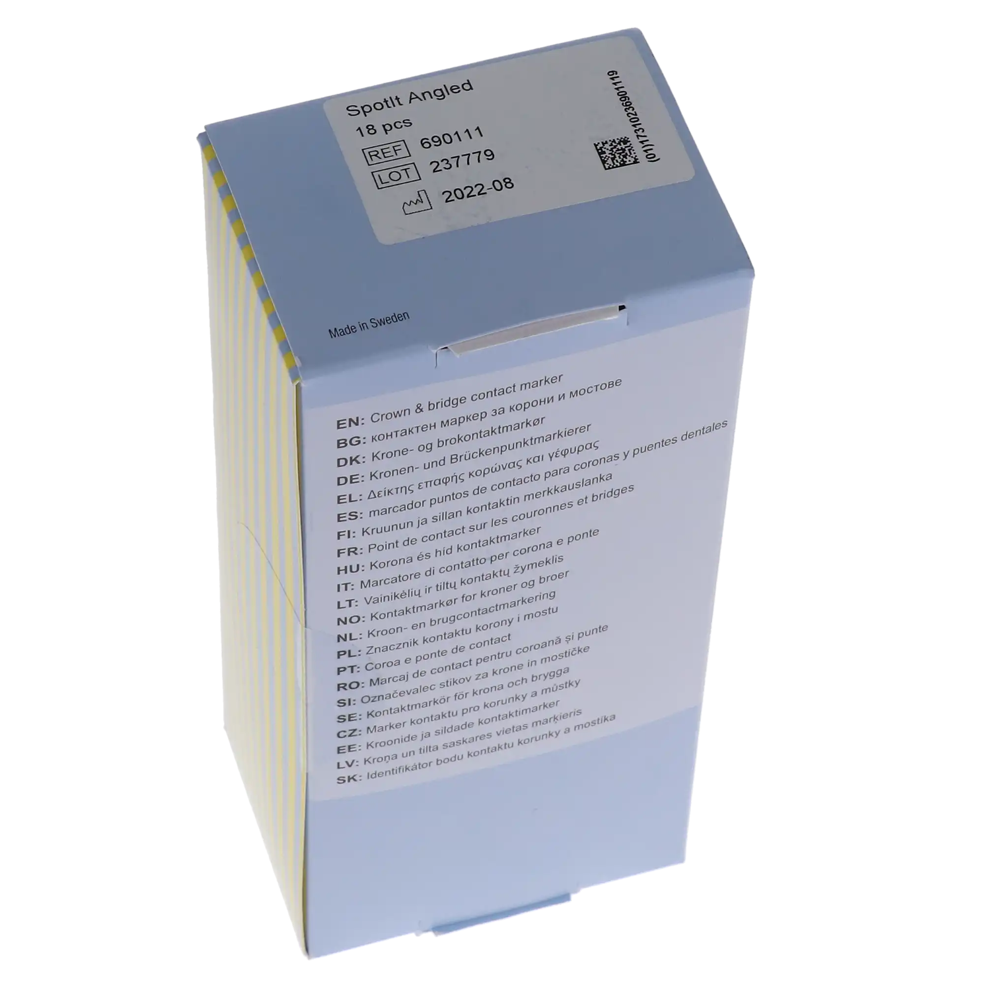 SpotIt C&B Contact Finder Refill, Angled Handle, Blue, 18/Pkg, 690111 thumbnail 4