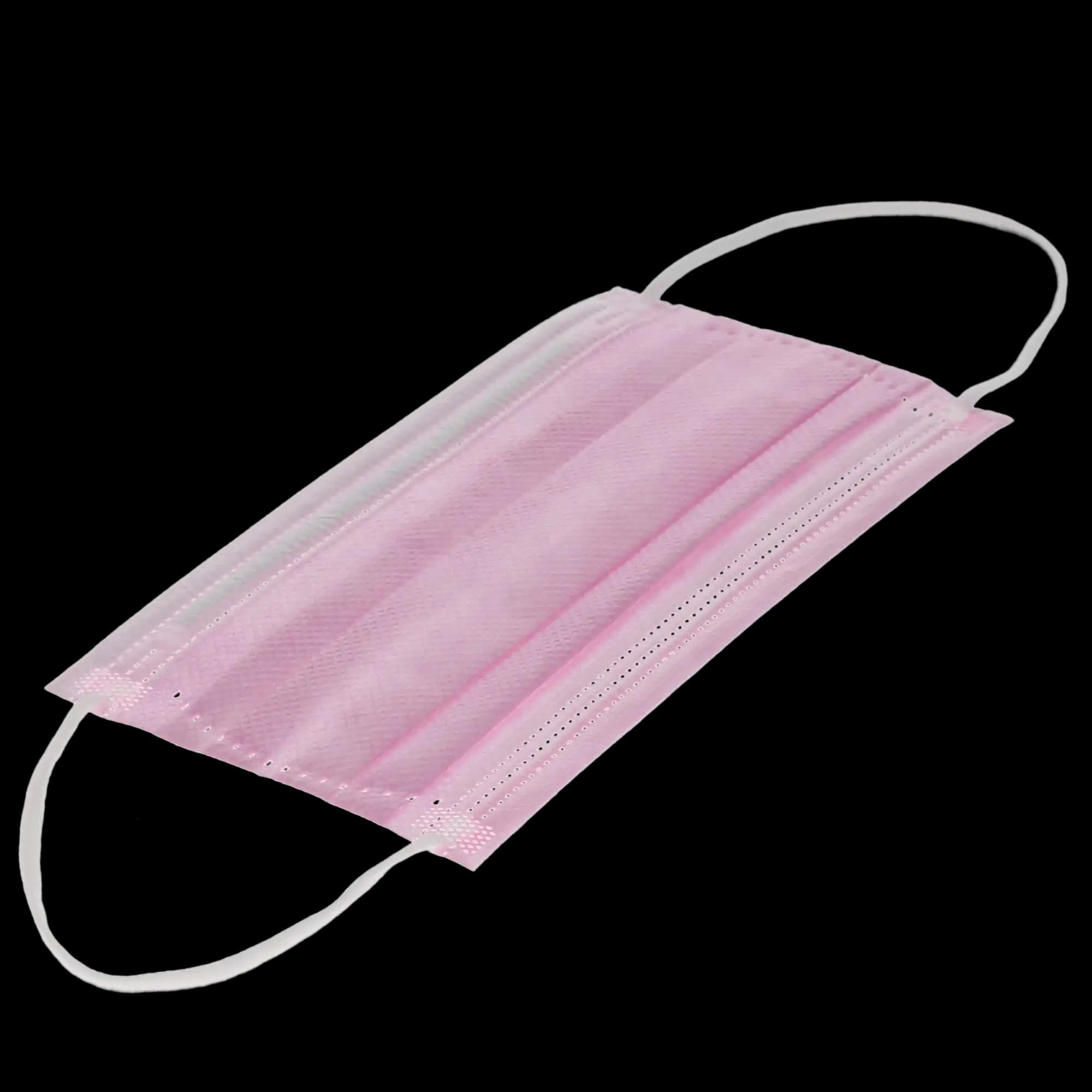SafeMask FreeFlow Procedure Earloop Face Mask, ASTM Level 3, Pink, 50/Box, 200516 thumbnail 2