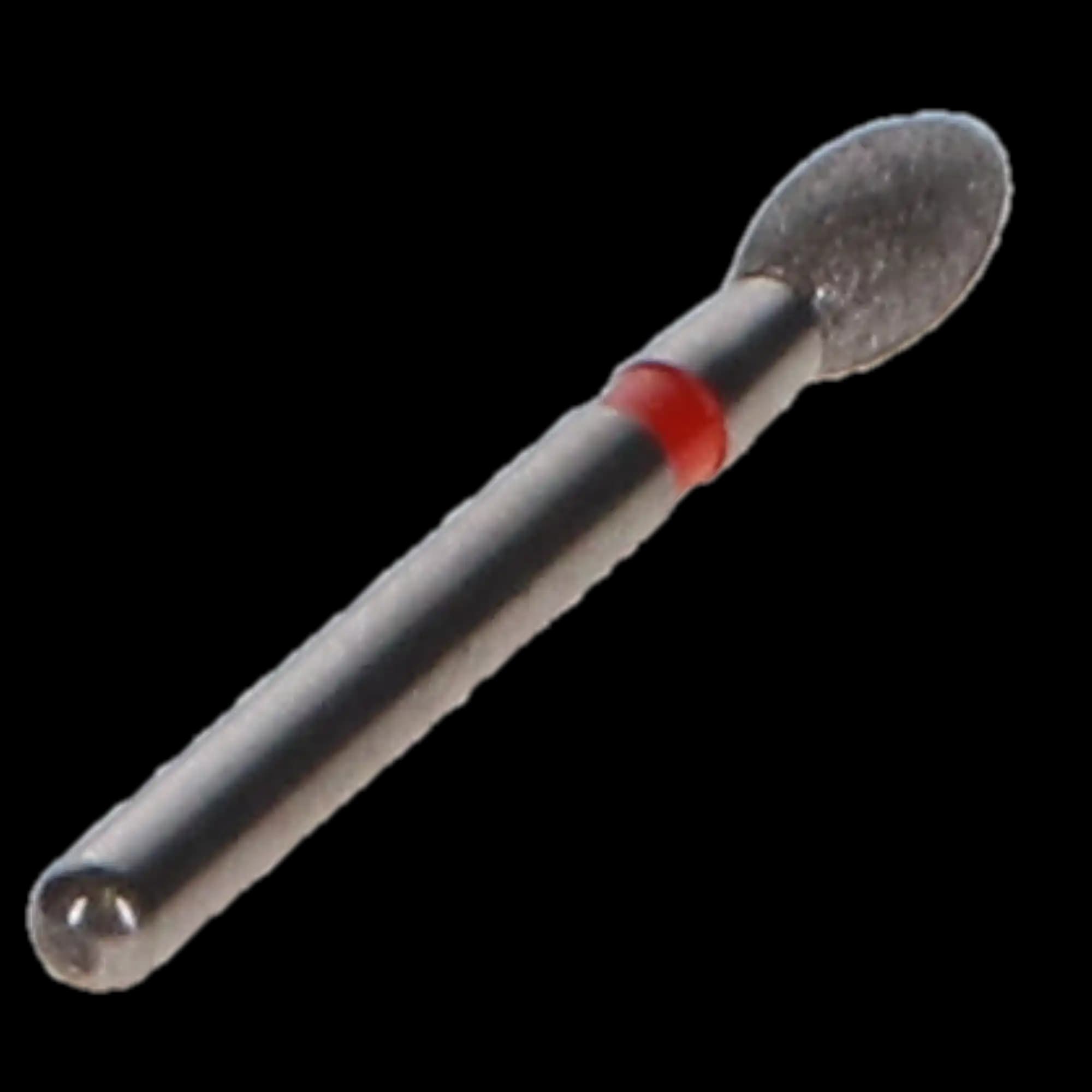 Meisinger Diamond Bur, FG, Fine, Egg/Football, 2.3 mm, Red, 5/Pk, 833F-023-FG thumbnail 4