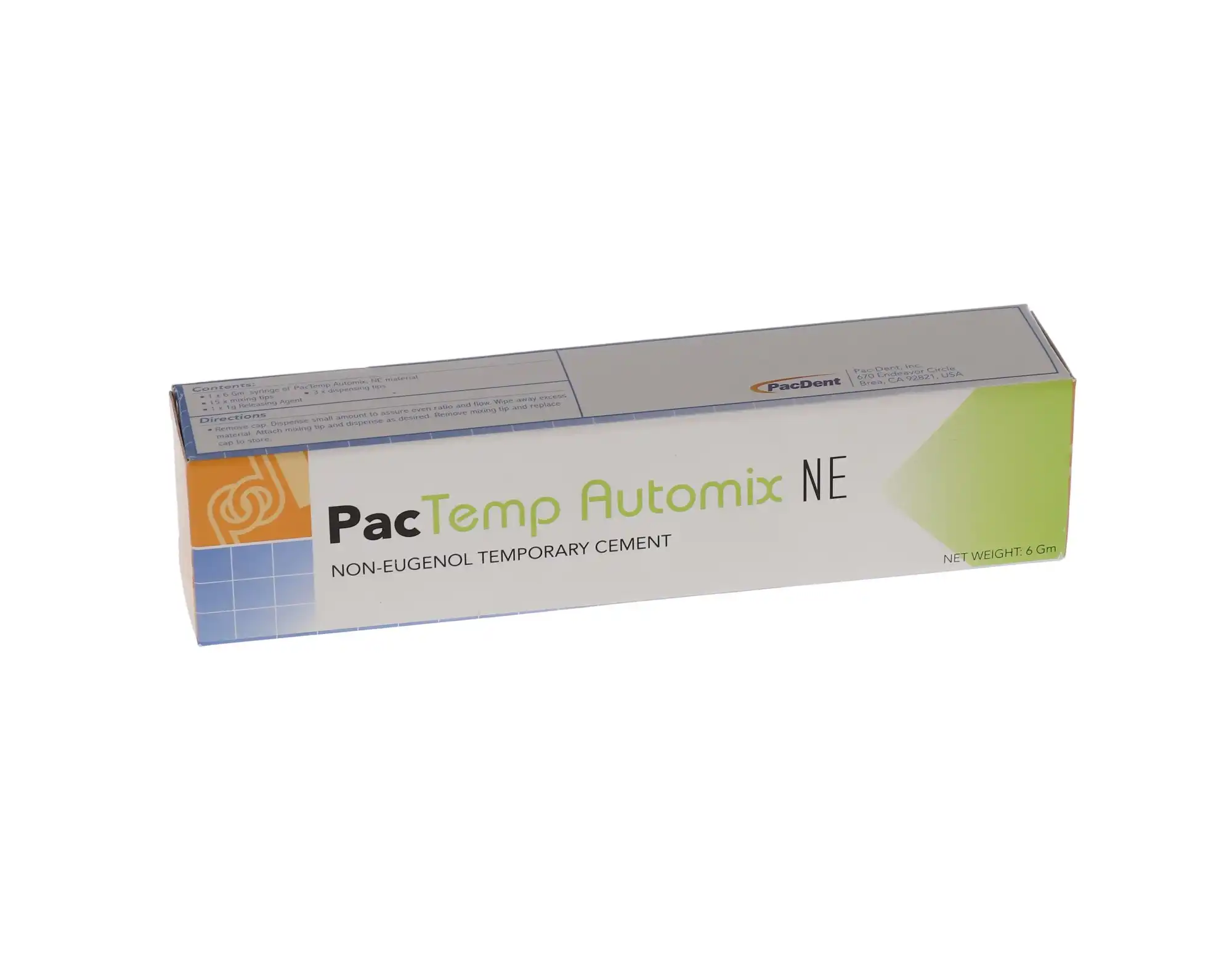 PacTemp Automix NE Non-Eugenol Temporary Cement Kit, 6 g Syringe with 15 Mixing Tips and 1 g Releasing Agent, PD-130 thumbnail 16