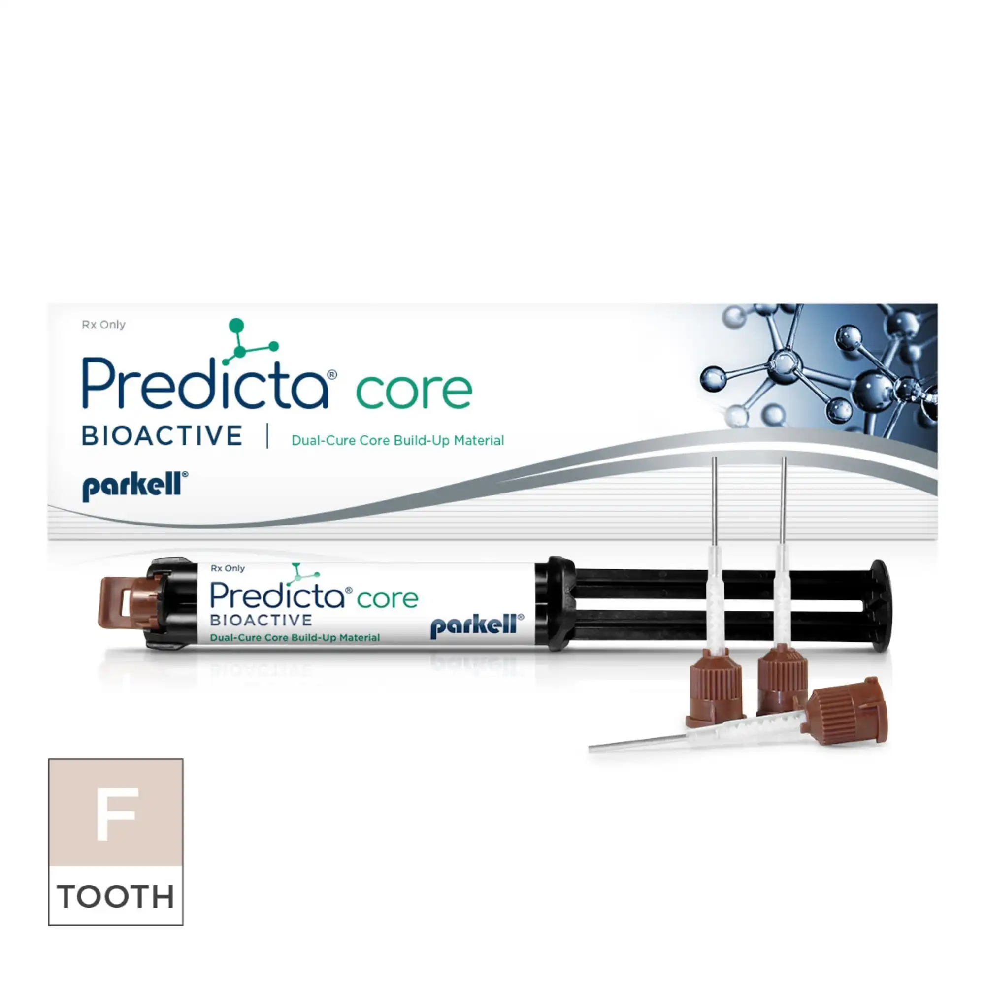 Predicta Bioactive Dual-Cure Core Build-Up Material, Flowable, Tooth Shade, 5 ml Syringe Refill with Dispensing Tips, 1/Pk, S601 thumbnail 12