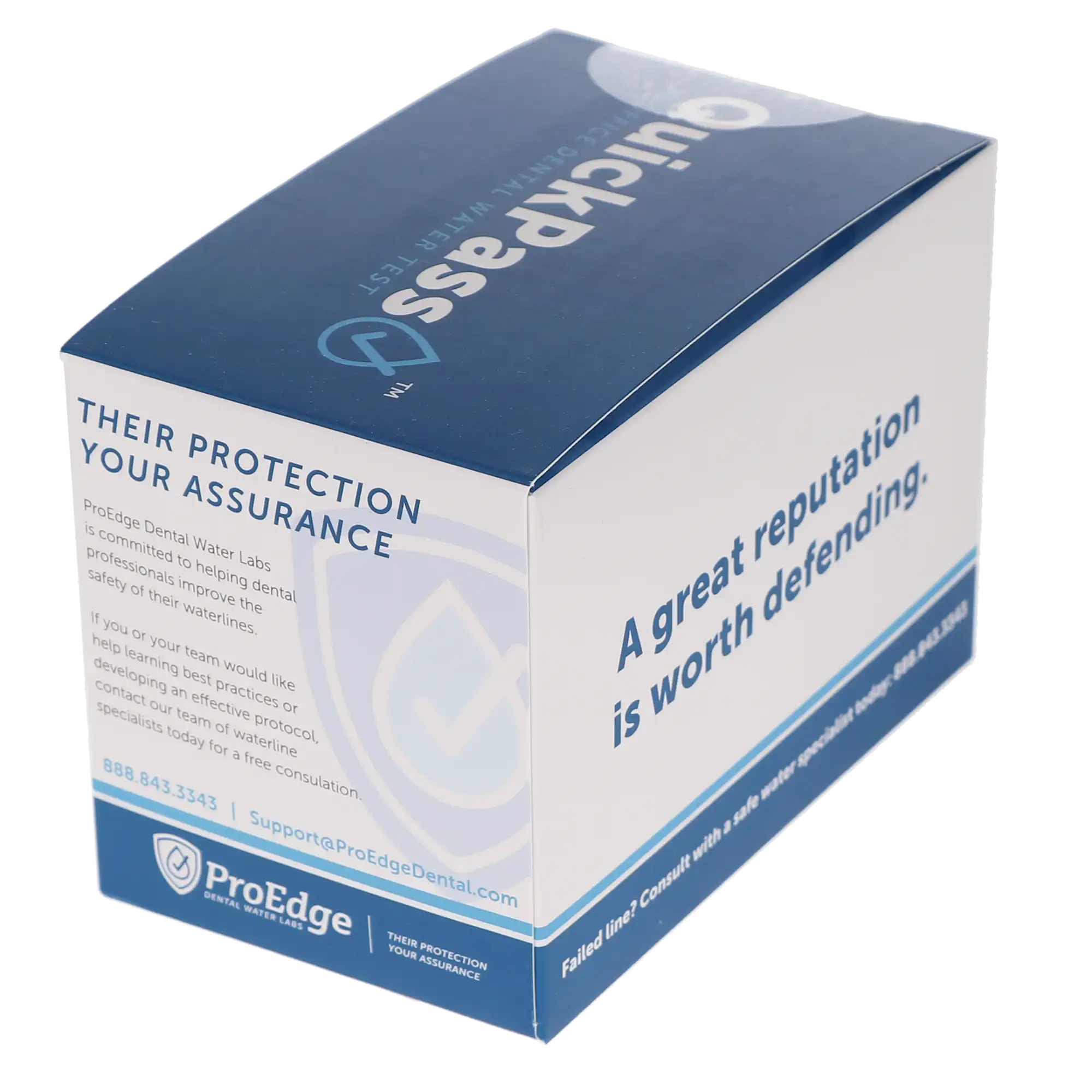ProEdge QuickPass In-Office Dental Waterline Test, HPC Paddle with Germicidal Neutralization, 12/Pack, 61201 thumbnail 8