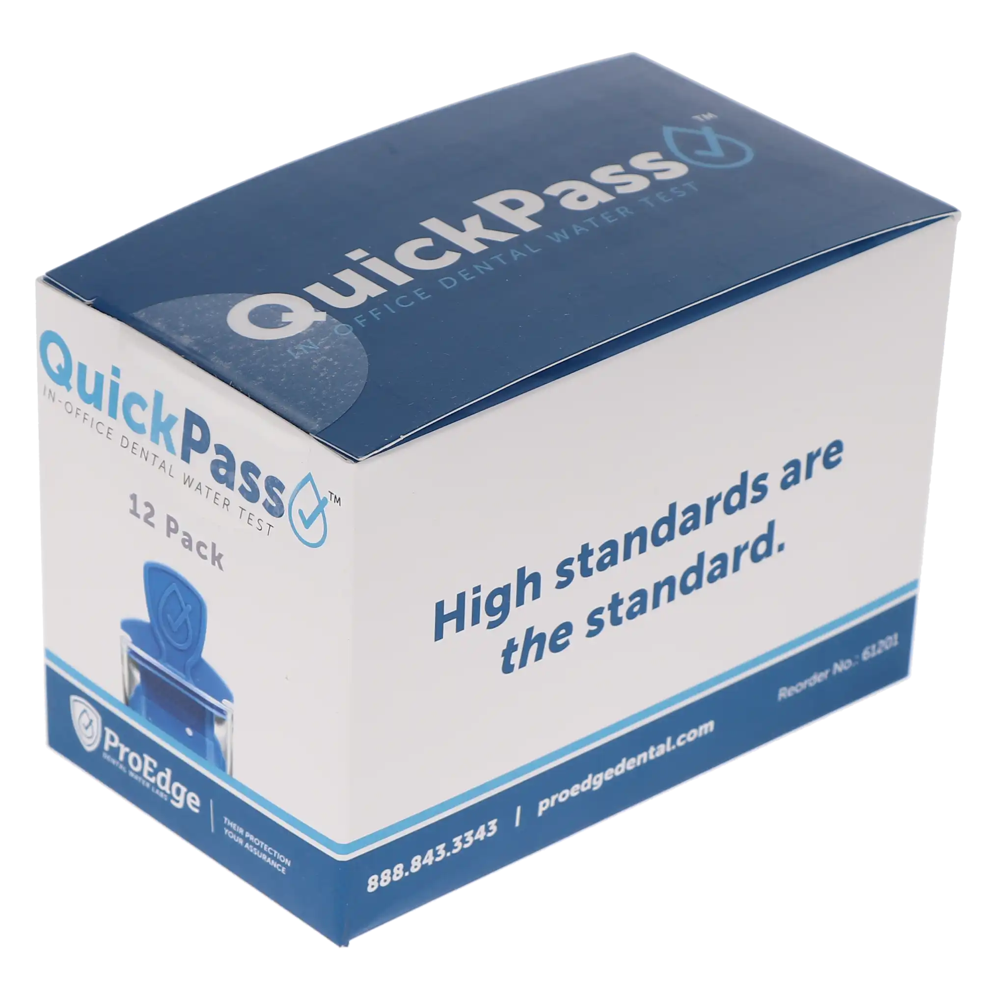 ProEdge QuickPass In-Office Dental Waterline Test, HPC Paddle with Germicidal Neutralization, 12/Pack, 61201 thumbnail 9