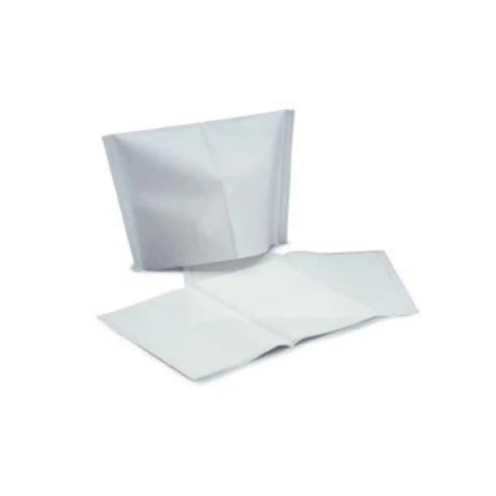 TIDI Fabricel Poly-Lined Headrest Covers, 13" x 13", White, Disposable, 500/Case, 919513 thumbnail 4