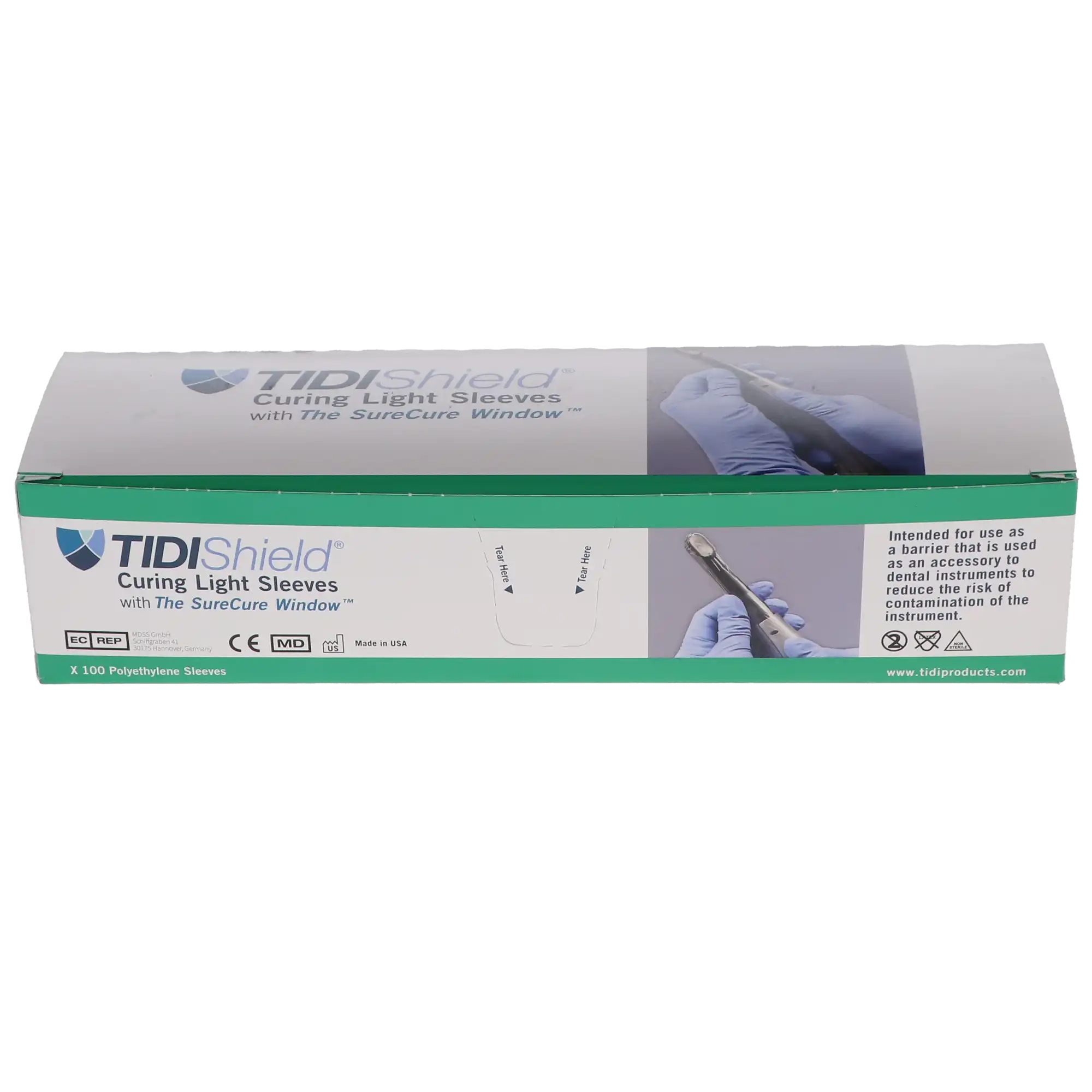 TIDIShield Curing Light Sleeve with SureCure Window, Custom Fit for Ivoclar Vivadent Bluephase Style, Latex Free, 100/Box, 21102 thumbnail 9