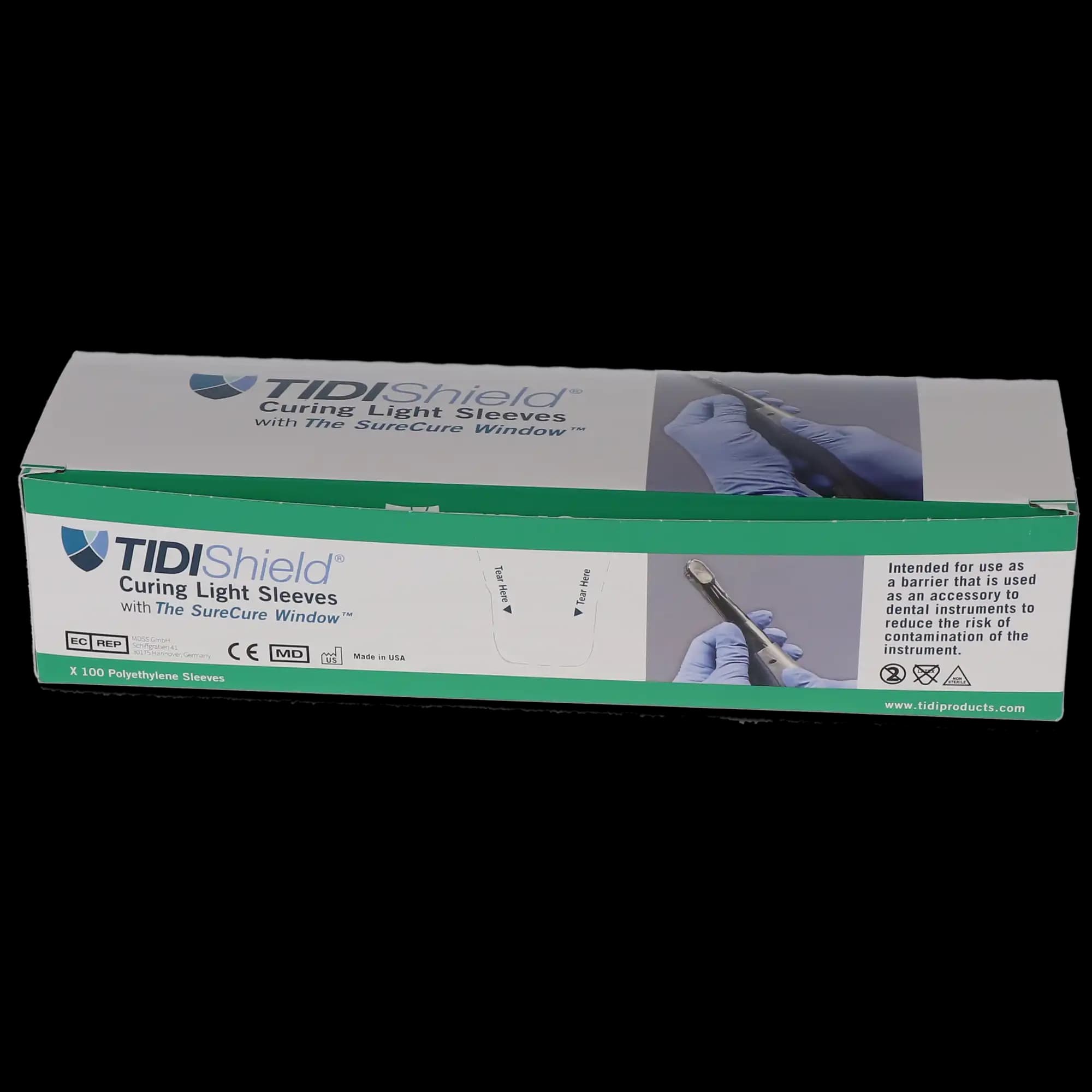 TIDIShield Curing Light Sleeve with SureCure Window, Custom Fit for Kerr Demi Ultra, Latex Free, 100/Box, 21100 thumbnail 9