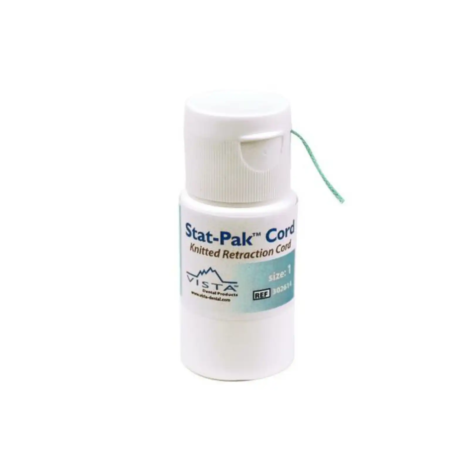 Stat-Pak Knitted Retraction Cord, Size 1, Light Blue, Non-Impregnated, 100"/Bottle, 302614 thumbnail 3