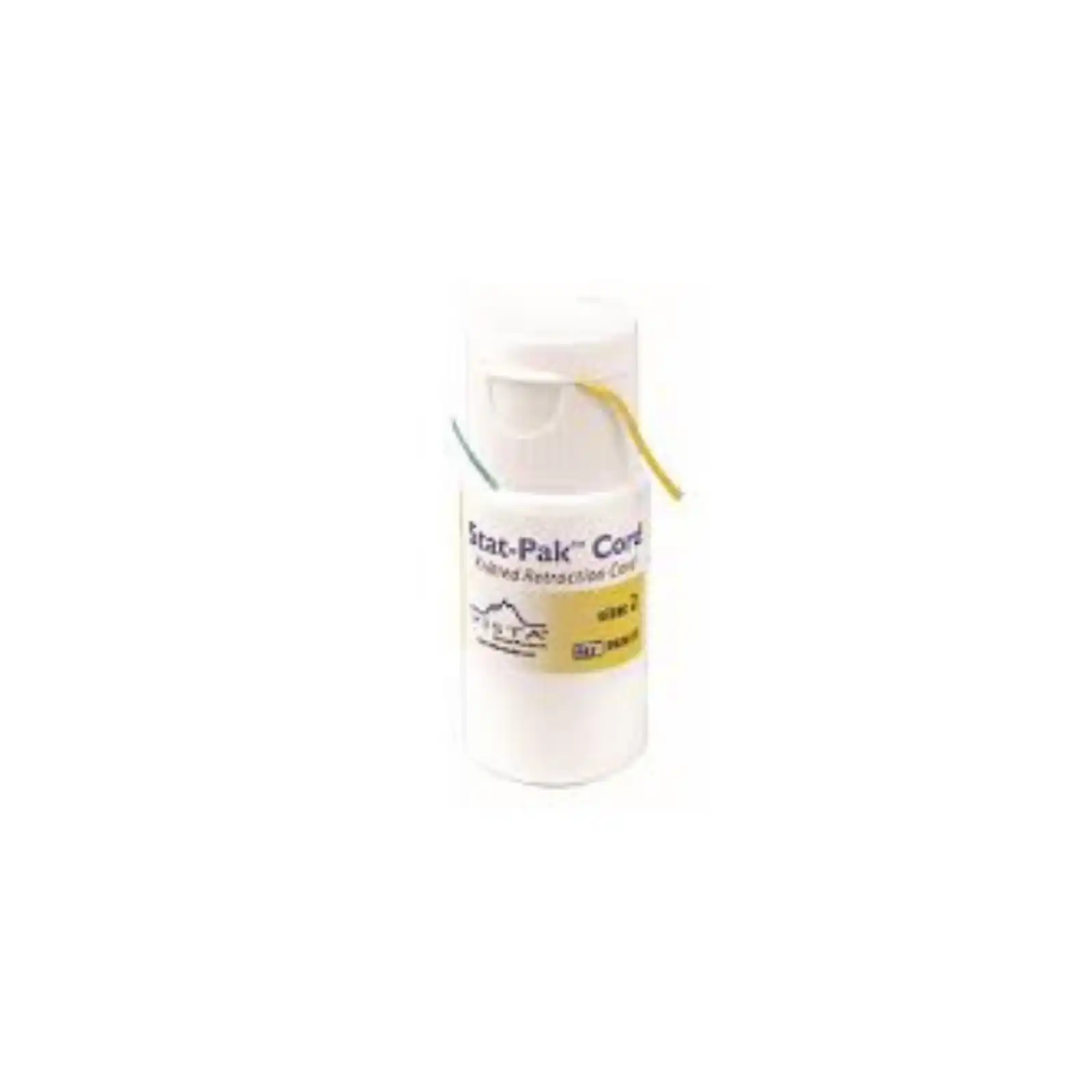 Stat-Pak Knitted Retraction Cord, Size 2, Yellow, Non-Impregnated, 100 in/Bottle, 302615 thumbnail 3