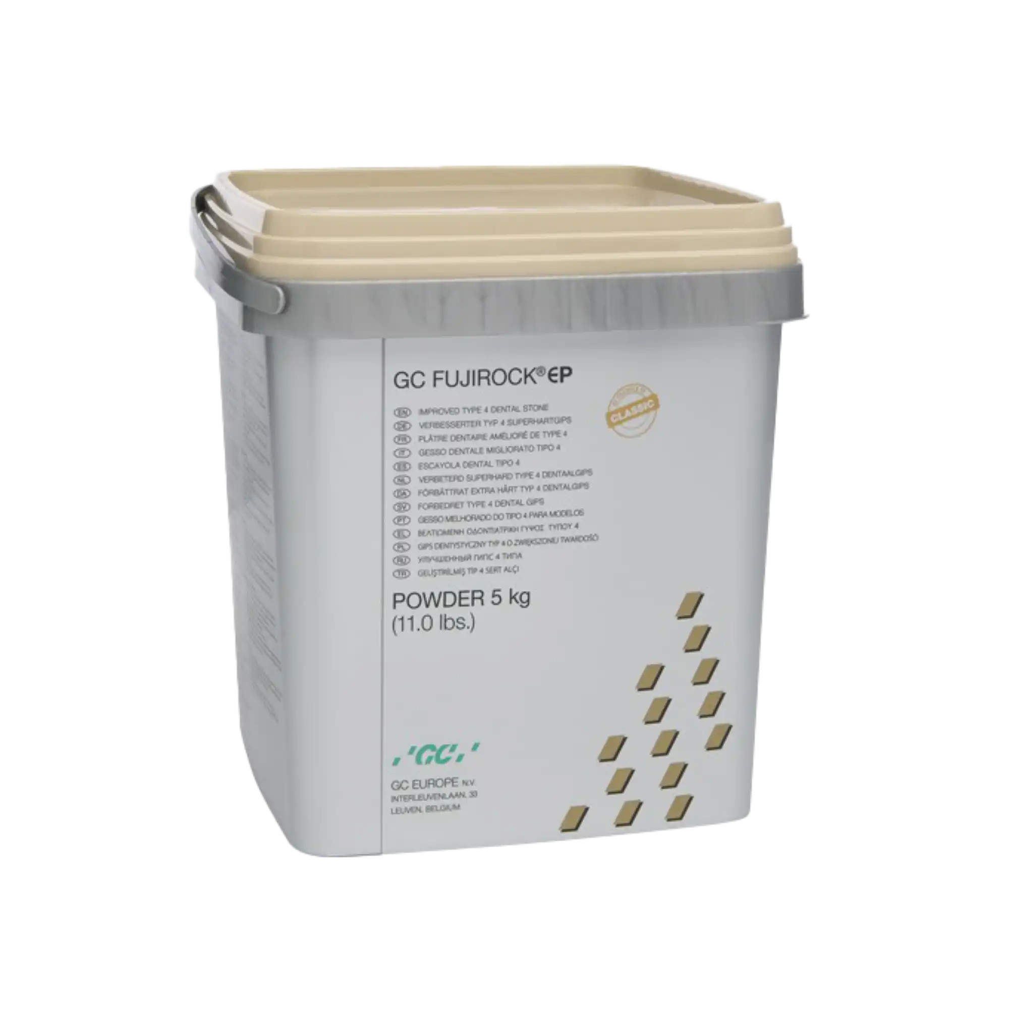GC Fujirock EP Type IV Dental Die Stone, Golden Brown, 5 kg, 890222 thumbnail 2