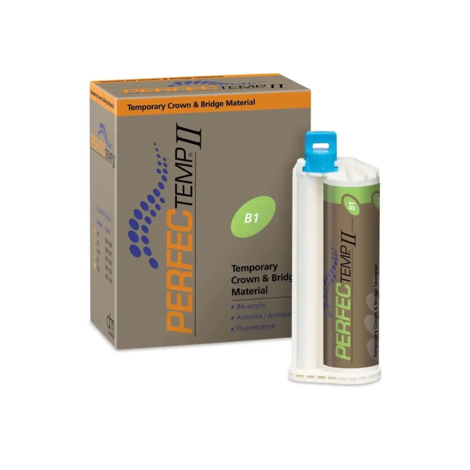 PERFECTemp II B1 Cartridge, Temporary Crown & Bridge Material, 4:1 Self-Cure Bis-Acrylic, 50 mL, SPD1303 thumbnail 9