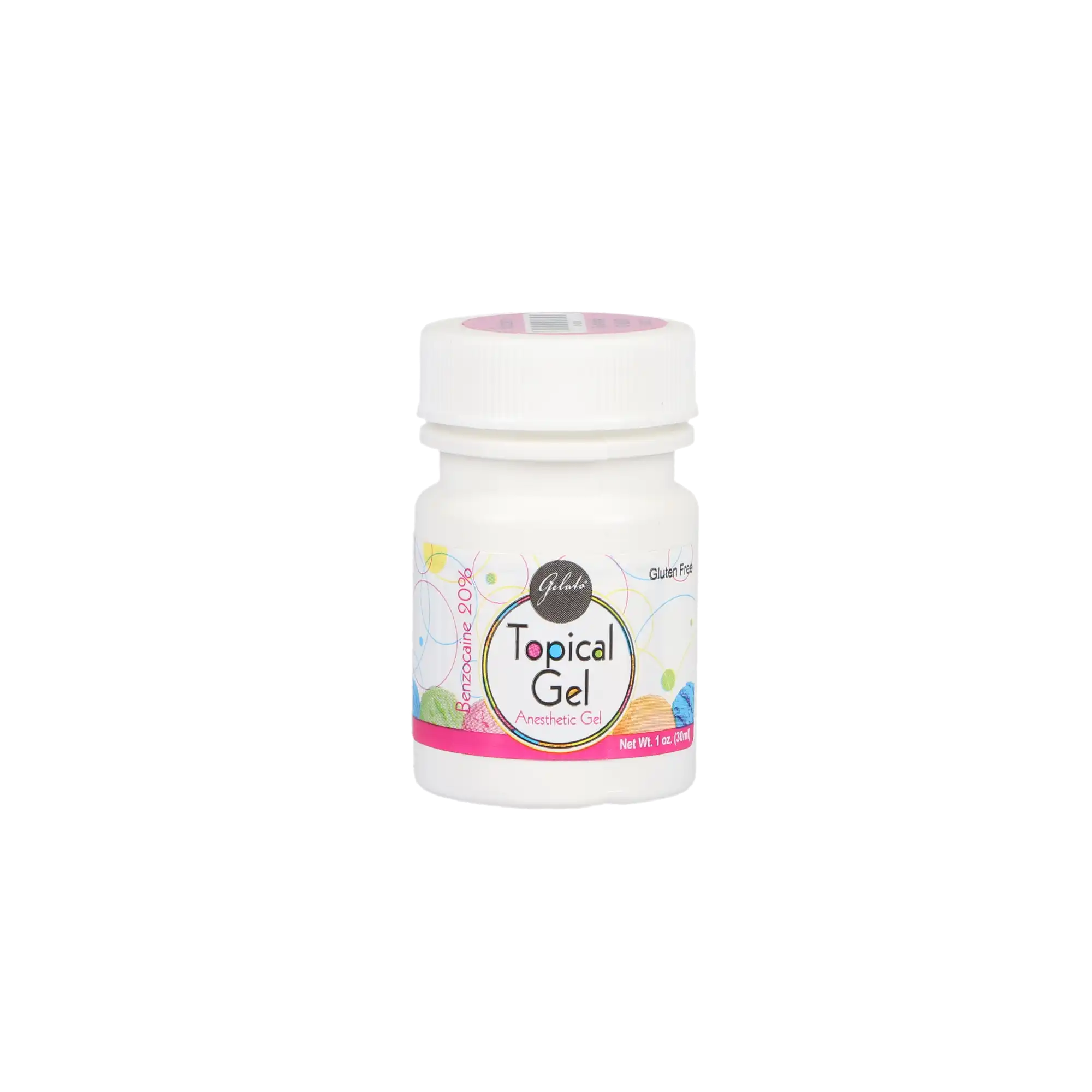 Gelato Topical Anesthetic Gel, 20% Benzocaine, Raspberry, 1 oz (30 g) Jar, 03-02019 thumbnail 6