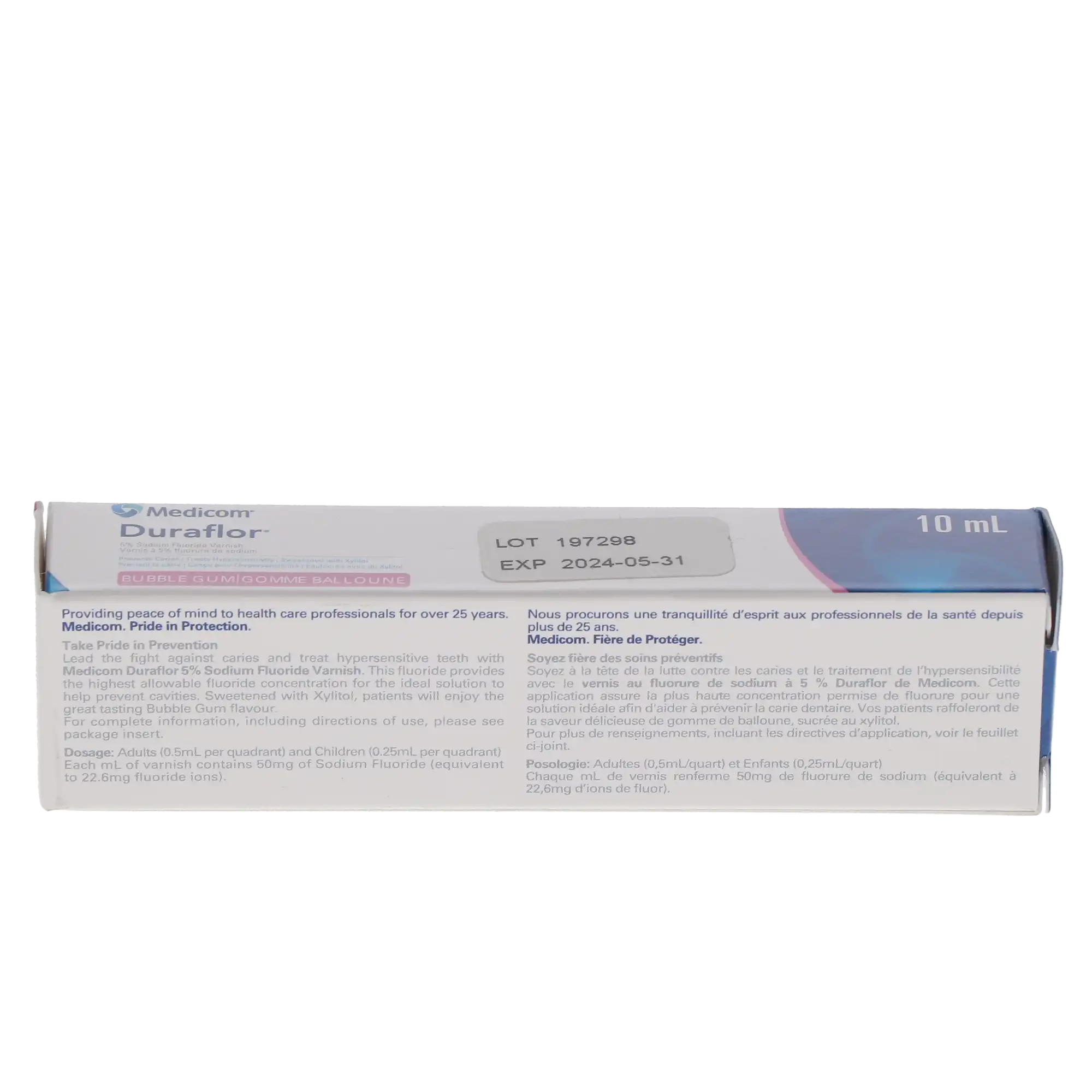 Duraflor 5% Sodium Fluoride Varnish, Bubblegum, 10 mL Tube, 10011-US thumbnail 10