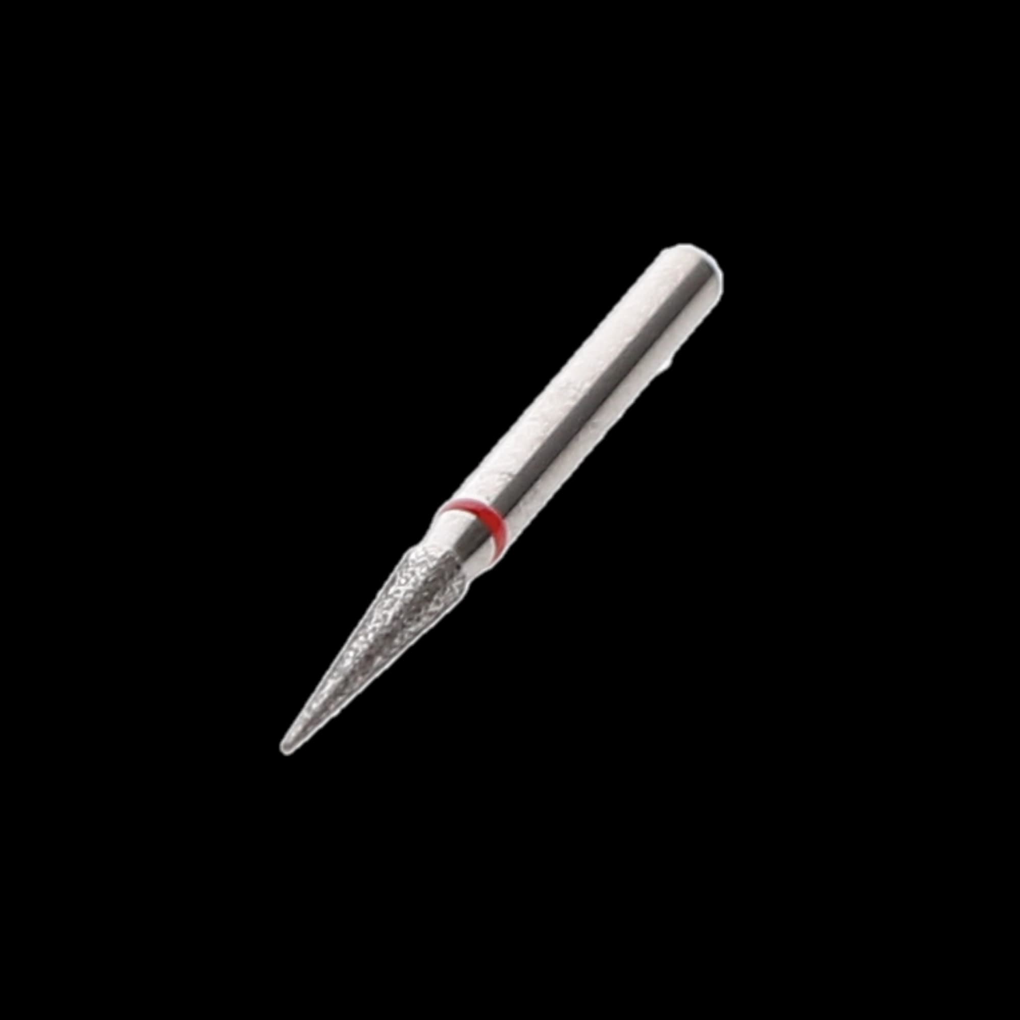 NTI Diamond Bur, FG, Needle #858, 1.6 mm, Fine, Red, 5/Pk, F858-016 thumbnail 3