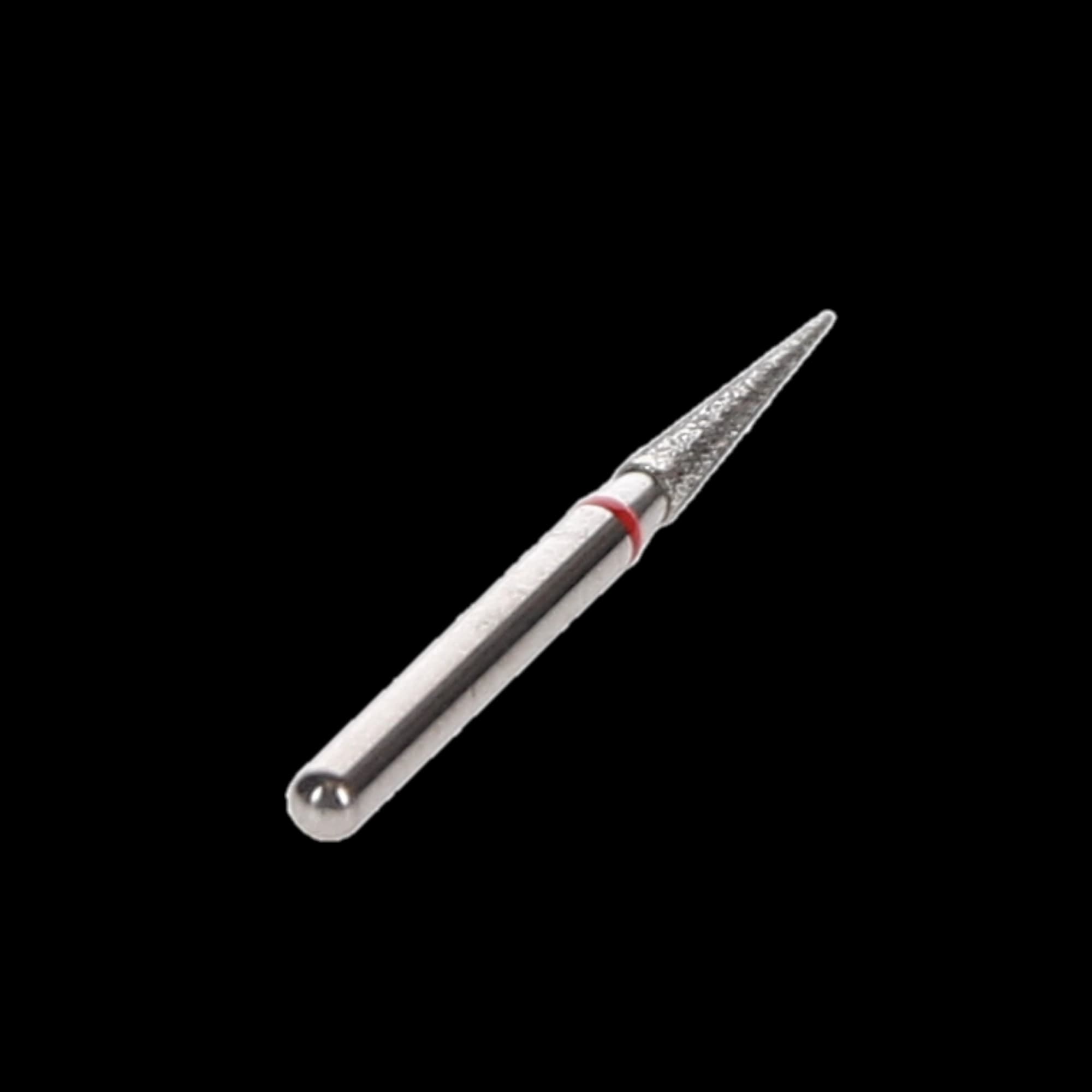 NTI Diamond Bur, FG, Needle #858, 1.6 mm, Fine, Red, 5/Pk, F858-016 thumbnail 4