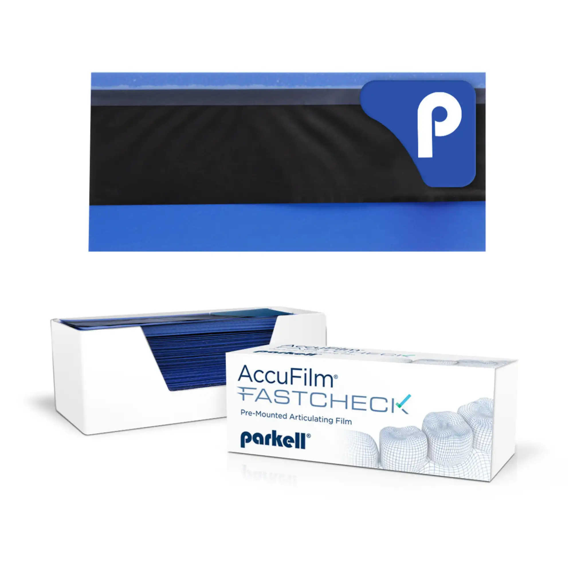 AccuFilm FastCheck Double-Sided Articulating Film, Blue/Blue, 100/Pk, S054 thumbnail 2