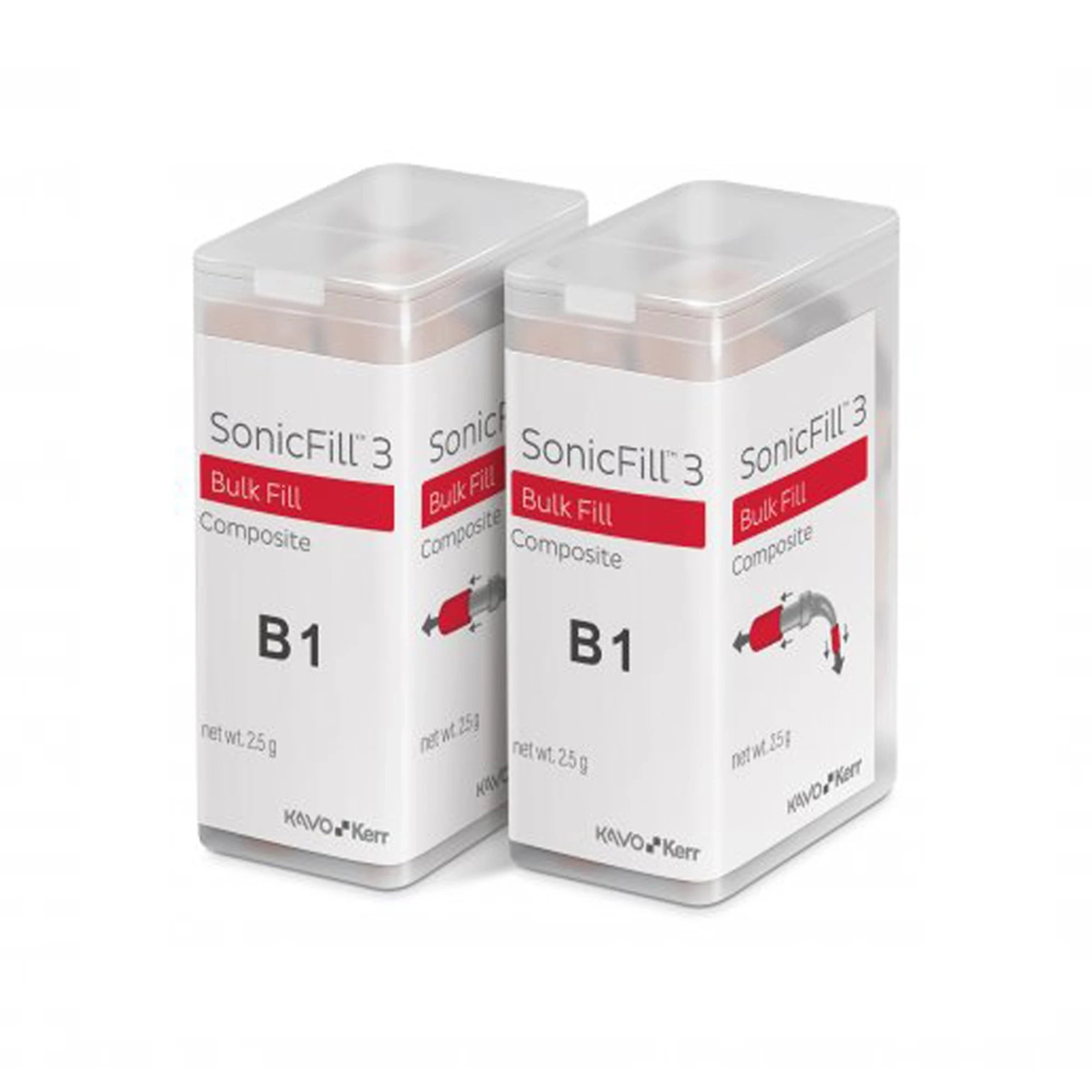 Kerr SonicFill 3 SingleFill Bulk Fill Composite Unidose Refill, B1, 0.25 g, 20/Pk, 36714 thumbnail 9