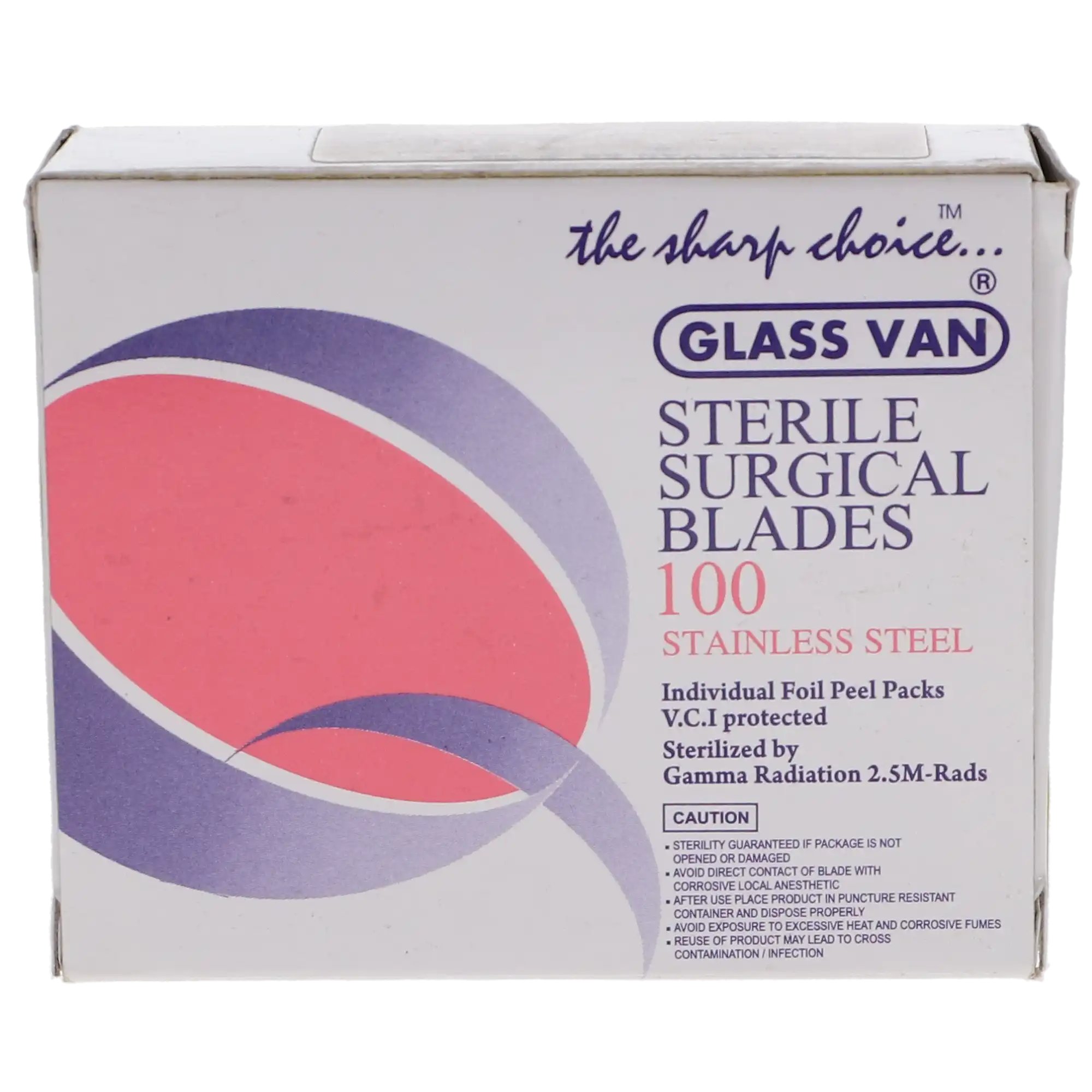 GLASSVAN Sterile Stainless Steel Surgical Blades, #12B, 100/Box, 3001T-12B thumbnail 12