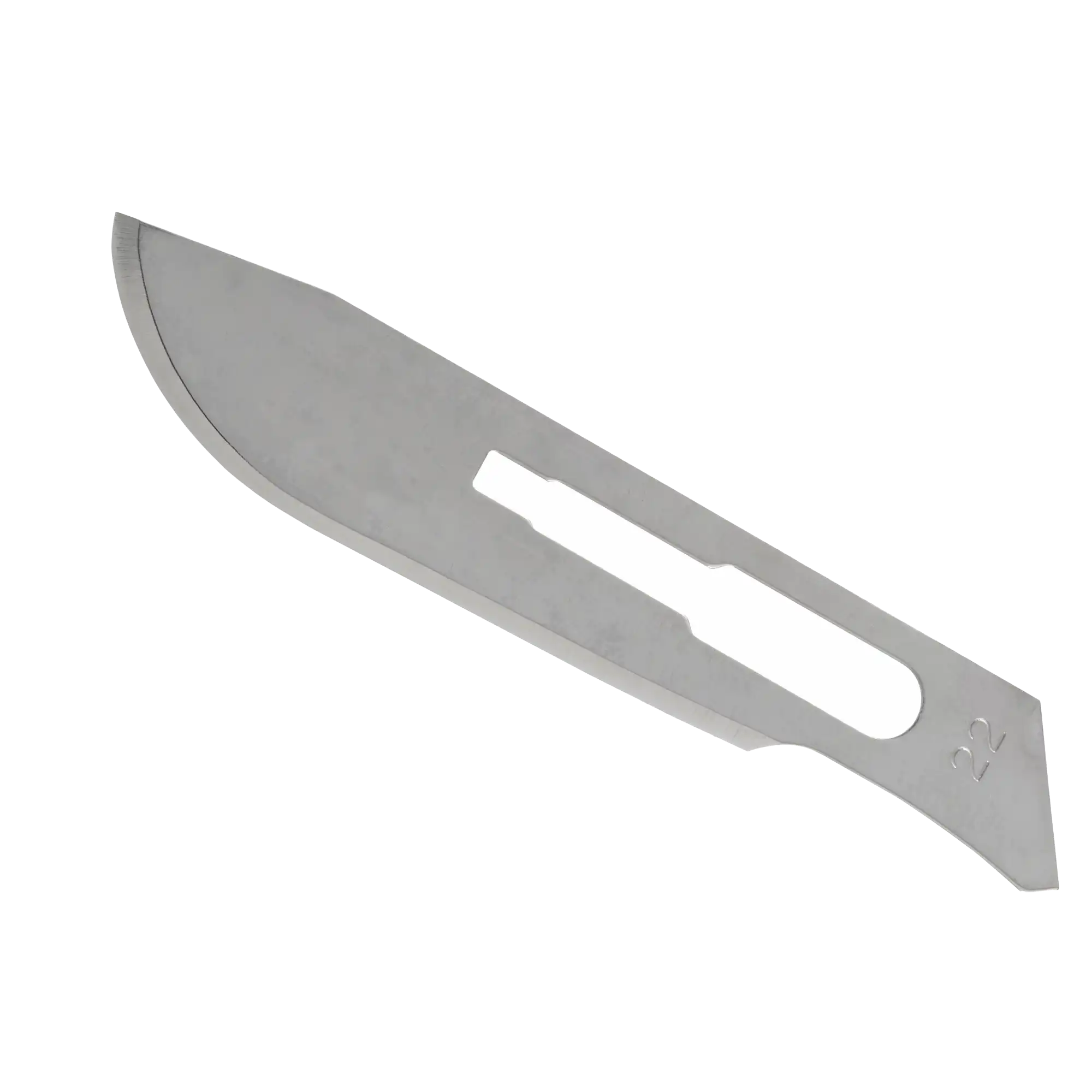 Glassvan Sterile Carbon Steel Surgical Blades, #22, Individually Foil-Wrapped, 100/Pk, 2001T-22 - Glassvan, Sterile, Surgical Blades, Carbon Steel, # 22, 100/Pk, 2001T-22 - Image 1