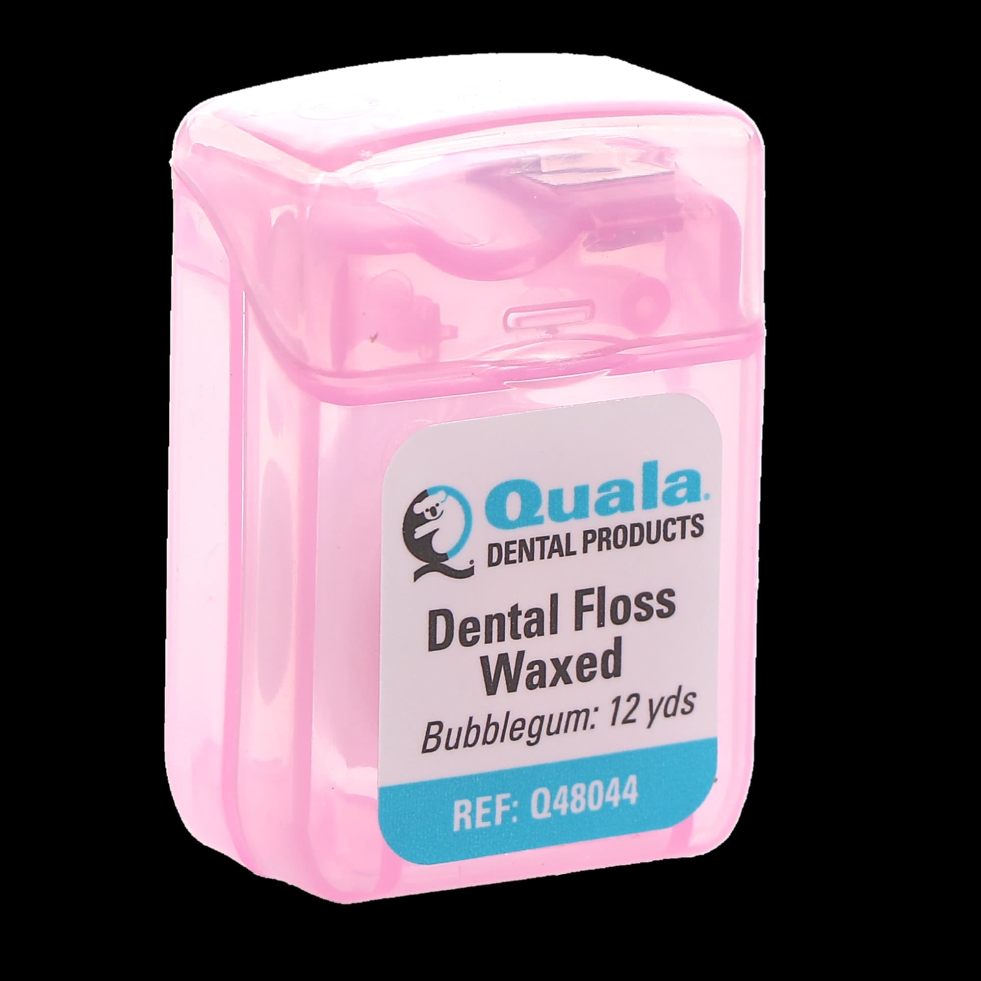 Quala Dental Floss, Nylon, Waxed, Bubblegum, 12 yds, Patient-Size Dispensers, 72/Box thumbnail 2