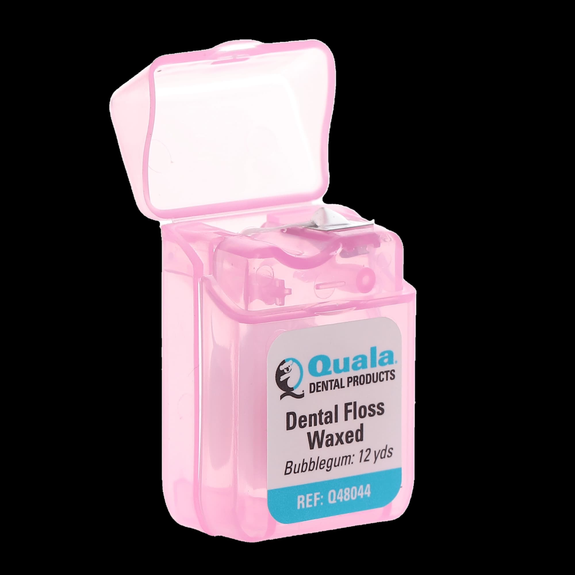 Quala Dental Floss, Nylon, Waxed, Bubblegum, 12 yds, Patient-Size Dispensers, 72/Box thumbnail 3