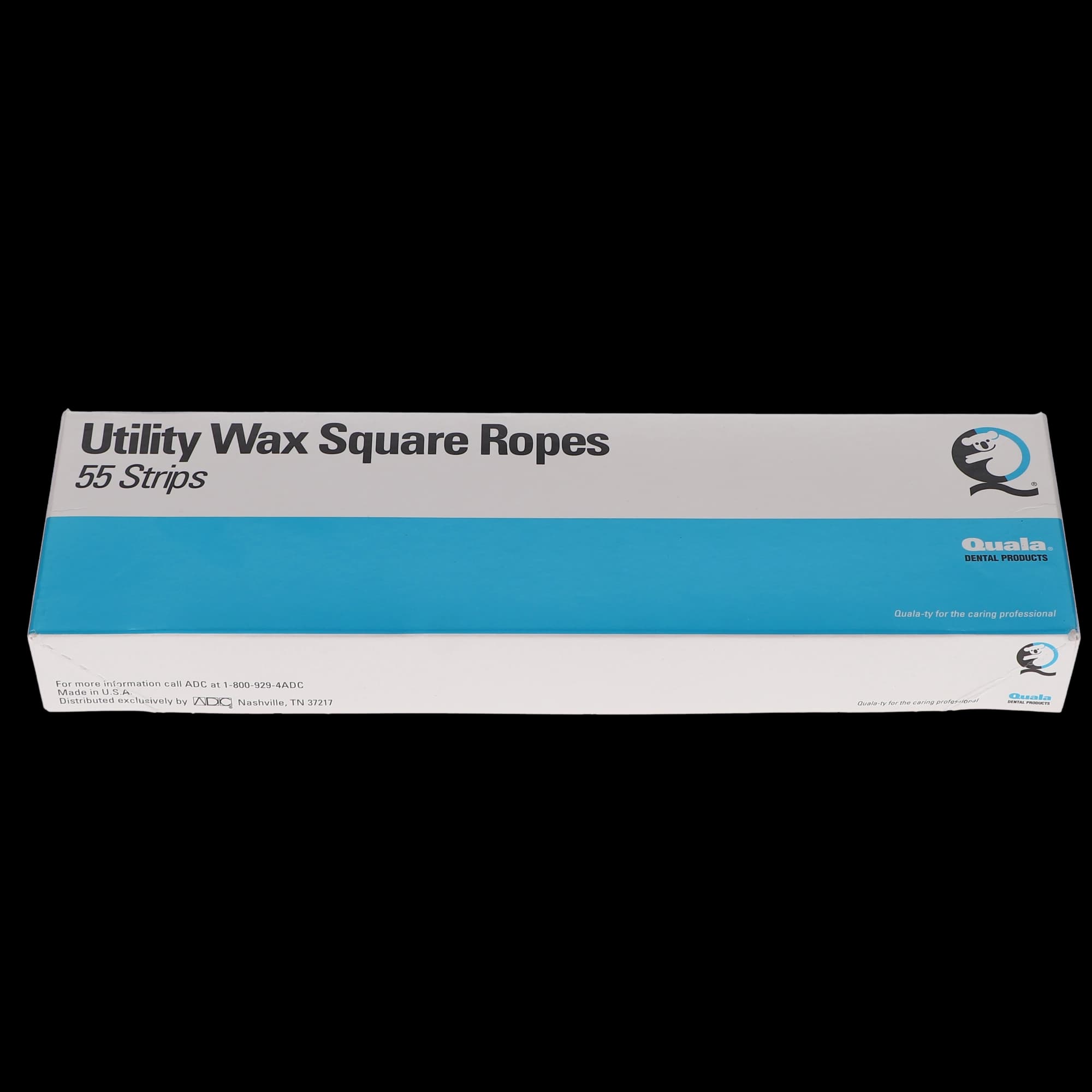 Quala Utility Wax Square Ropes, White, 55/Pk, 50094954 thumbnail 5