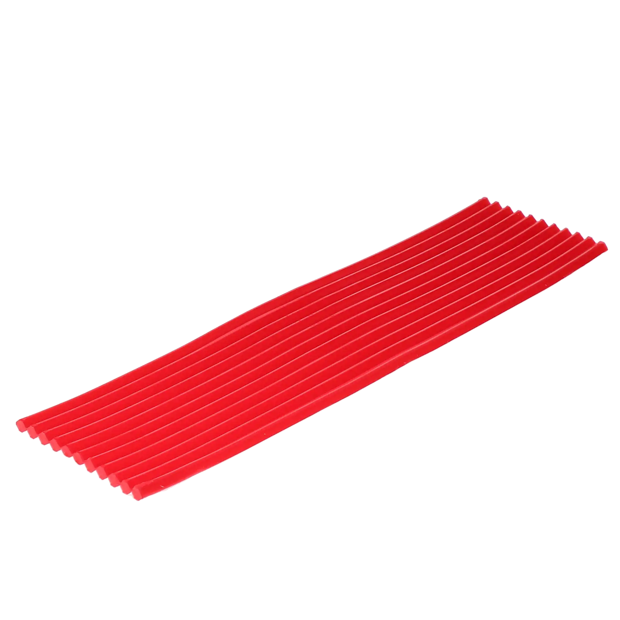 Quala Utility Wax Square Ropes, Red, 55 Strips/Bx, 50094955 thumbnail 2