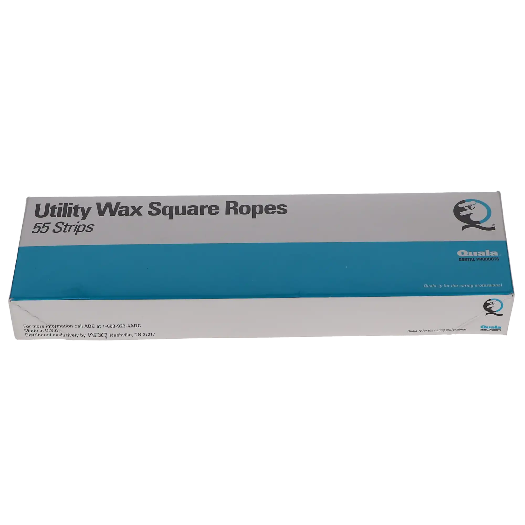 Quala Utility Wax Square Ropes, Red, 55 Strips/Bx, 50094955 thumbnail 4