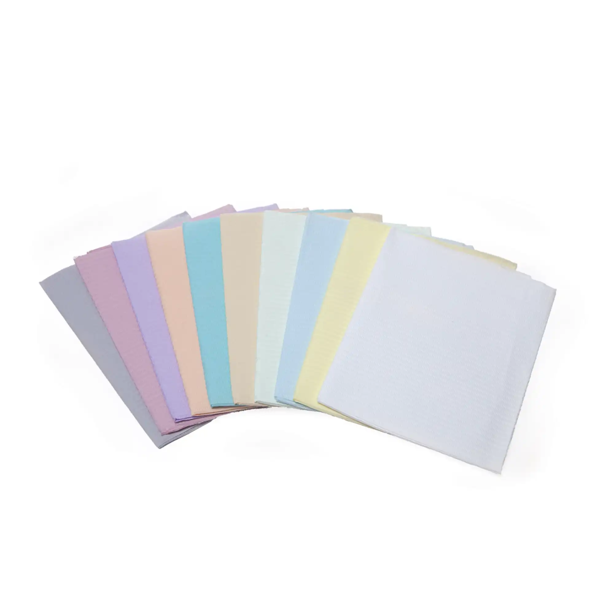 Quala Polyback Patient Bibs, Blue, 13" x 19", 3-Ply Paper + 1-Ply Poly, 500/Cs, WPADCPBL - Patient Bibs, Blue, 13" x 19" 3-Ply Paper + 1-Ply Poly 500/Cs - Image 1