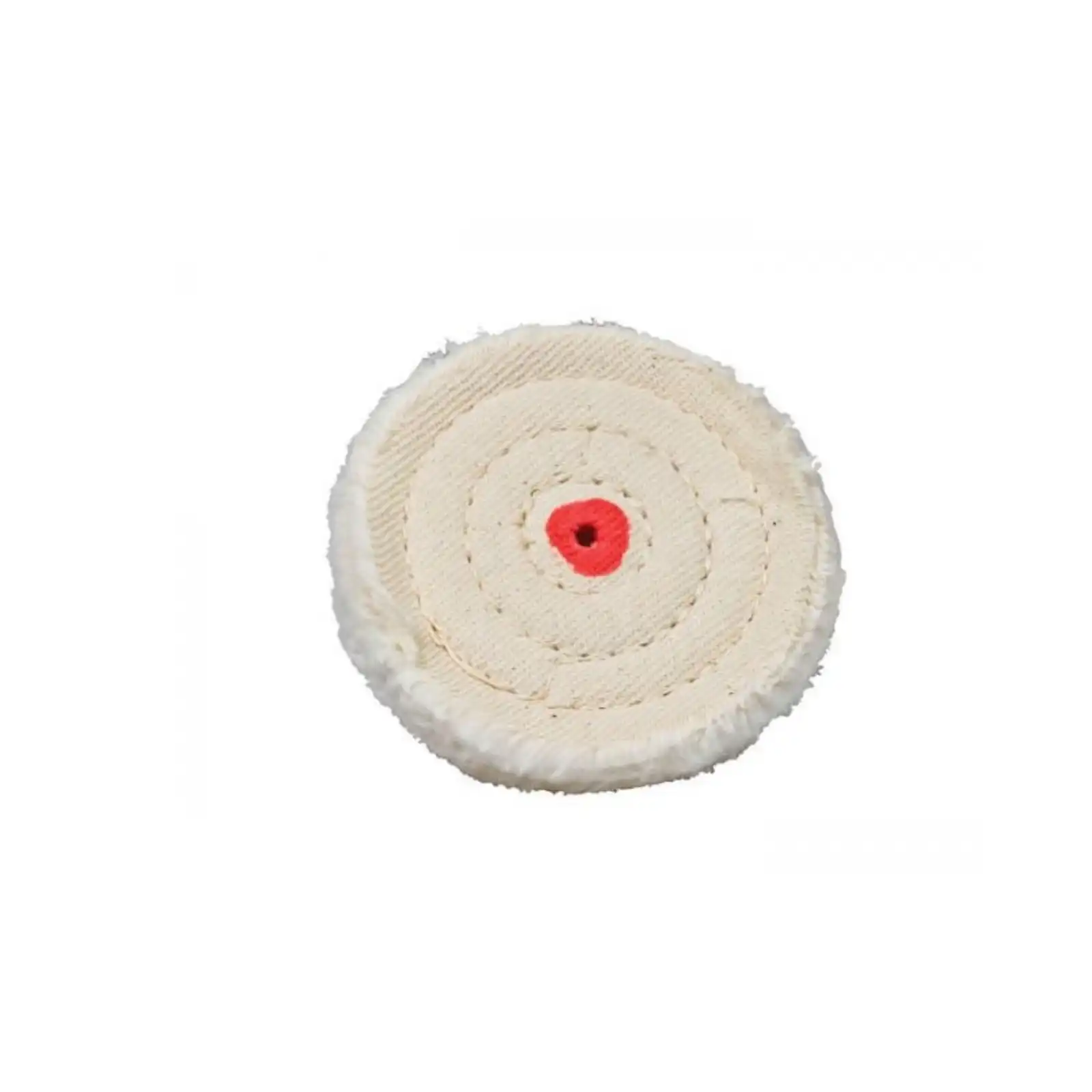 Keystone Muslin Buffs, 4" x 24 Ply, Pack of 12, 1180150 - Muslin Buffs 4" x 24 Ply 12/Pk - Image 1