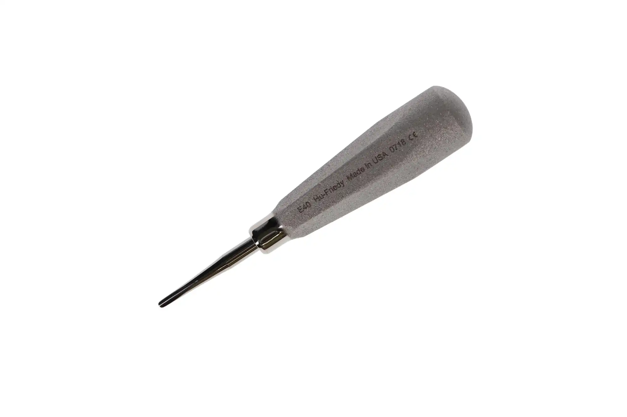 Hu-Friedy Heidbrink Straight Elevator #40, #510 Large Tapered Hexagon Handle, Single End, Stainless Steel thumbnail 2