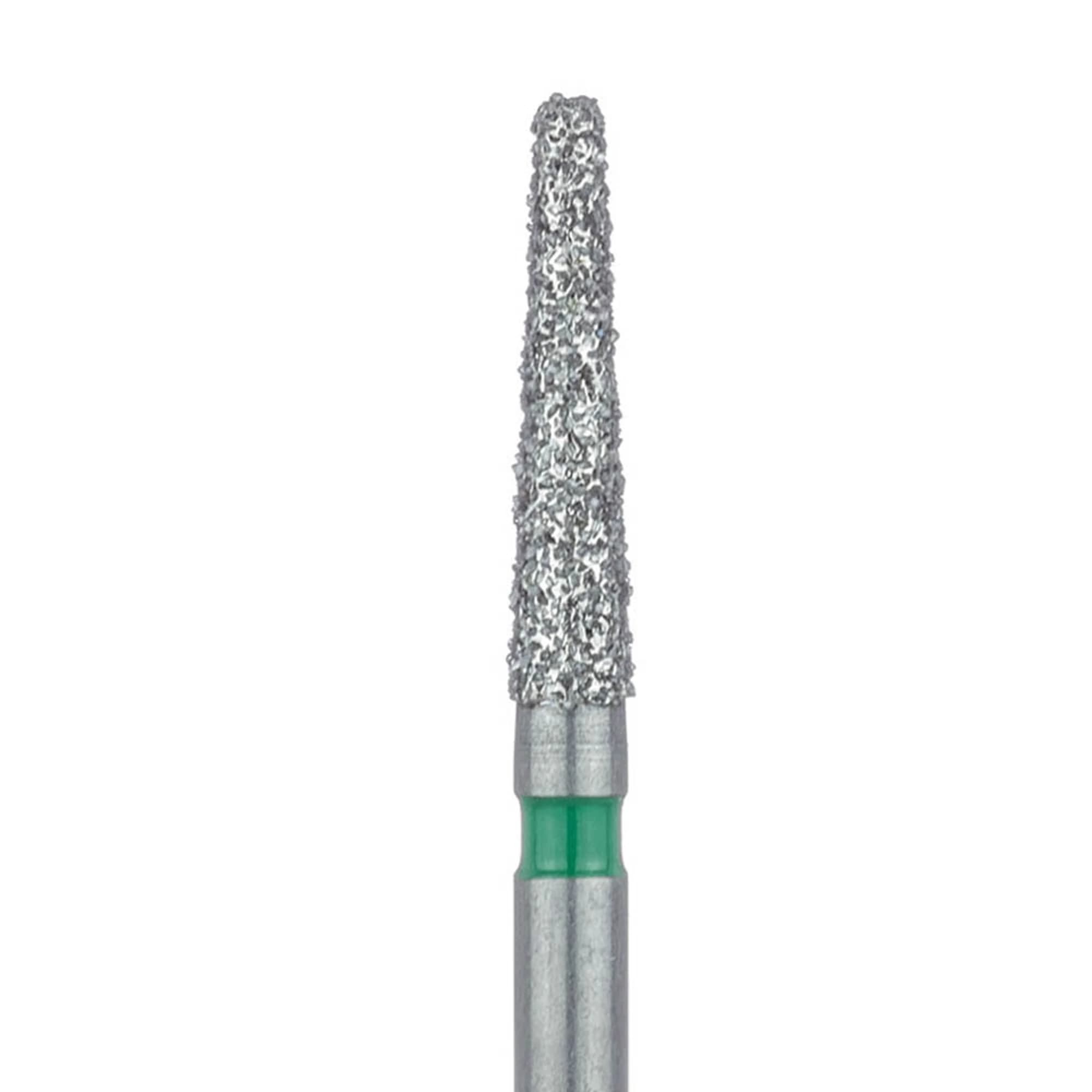 Meisinger 847RG-018-FG Diamond Bur, Friction Grip, Round Edge Taper, Coarse (Green), 1.8 mm Head, 5/Pk thumbnail 3