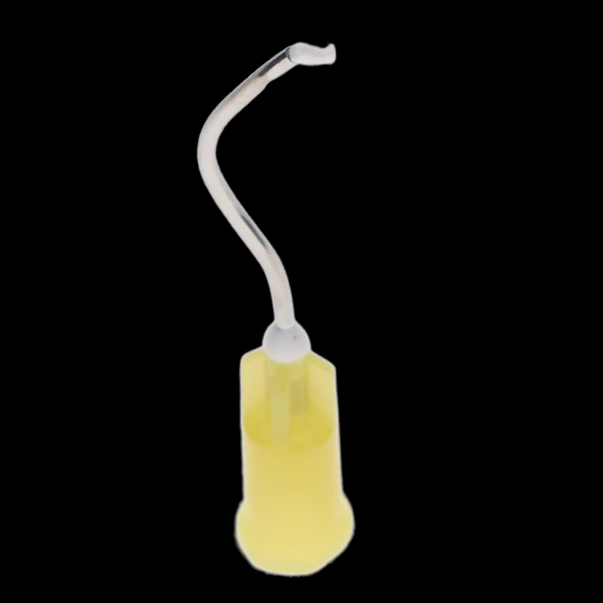 Pac-Dent iFlo Hemo-STAT Pre-Bent Hemostatic Infusor Delivery Tips with Brush-Padded End, Yellow, 19 Gauge, 100/Pk, 125 thumbnail 6