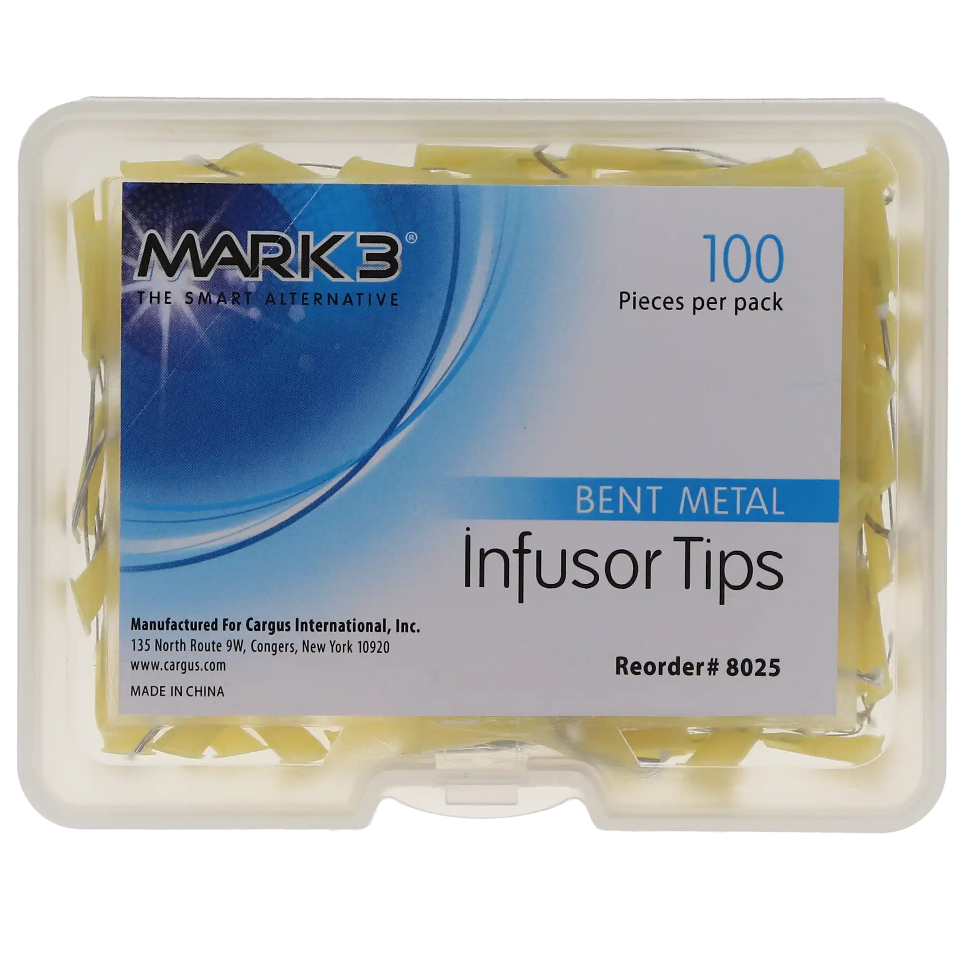 Pac-Dent iFlo Hemo-STAT Pre-Bent Hemostatic Infusor Delivery Tips with Brush-Padded End, Yellow, 19 Gauge, 100/Pk, 125 thumbnail 8