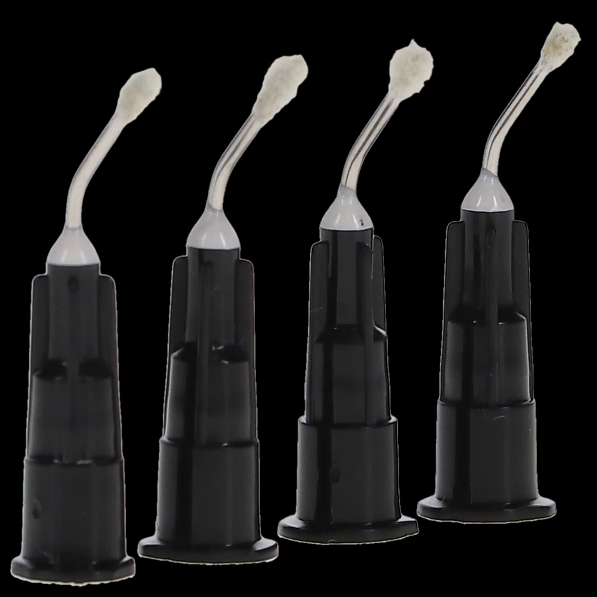 Pac-Dent iFlo Pre-Bent Delivery Tip Needle with Micro Brush, Black, 25 Gauge, 100/Pk, 1357 thumbnail 3