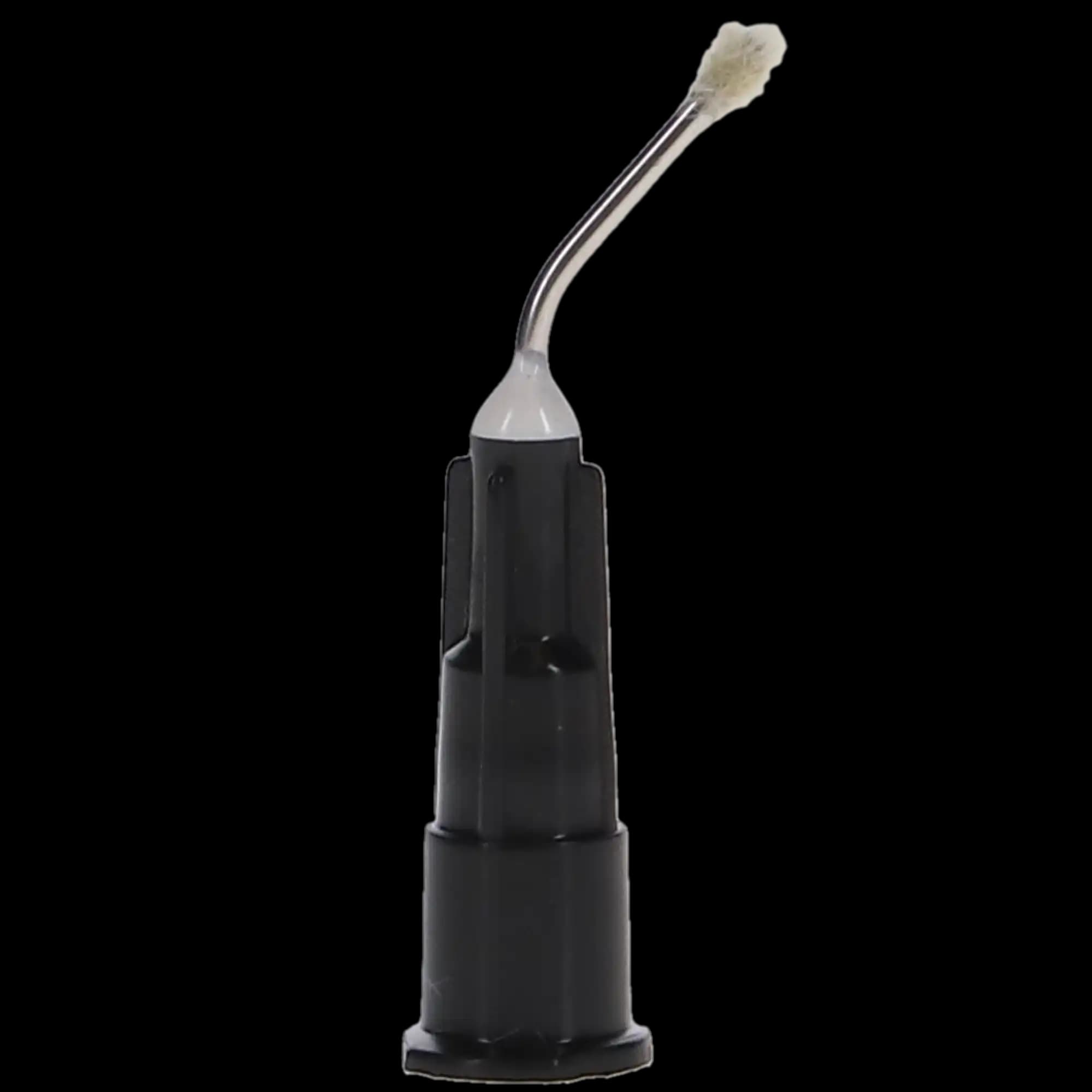 Pac-Dent iFlo Pre-Bent Delivery Tip Needle with Micro Brush, Black, 25 Gauge, 100/Pk, 1357 thumbnail 6