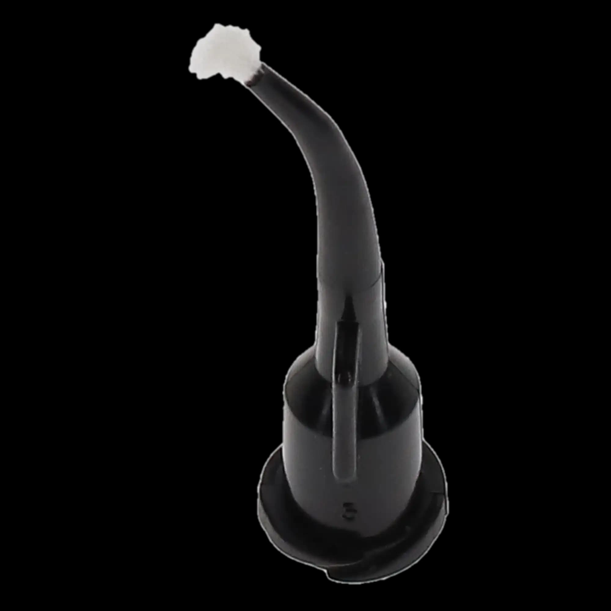 Pac-Dent iFlo EZVisc Curved Delivery Tips with Adjustable Brush, Black, 22 Gauge, 100/Pk, 1169 thumbnail 2
