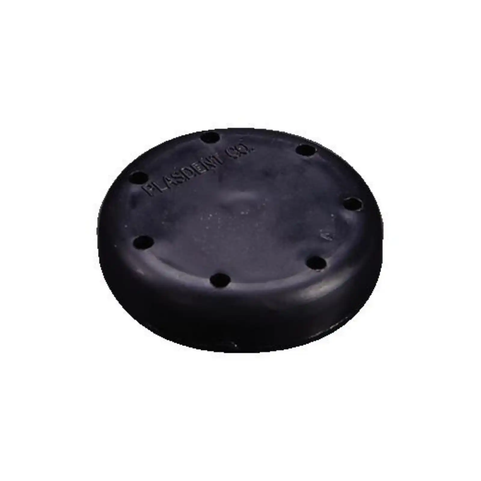 Plasdent Magnetic Bur Block, 7-Hole, Small Round, Black, 400BS-11 - Magnetic Bur Block 7-Hole Small Round Black, 400BS-11 - Image 1