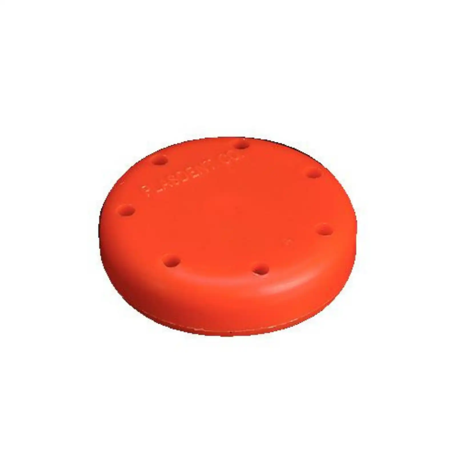 Plasdent Magnetic Bur Block 7-Hole Small Round, Coral, 400BS-6 - Magnetic Bur Block 7-Hole Small Round Coral, 400BS-6 - Image 1
