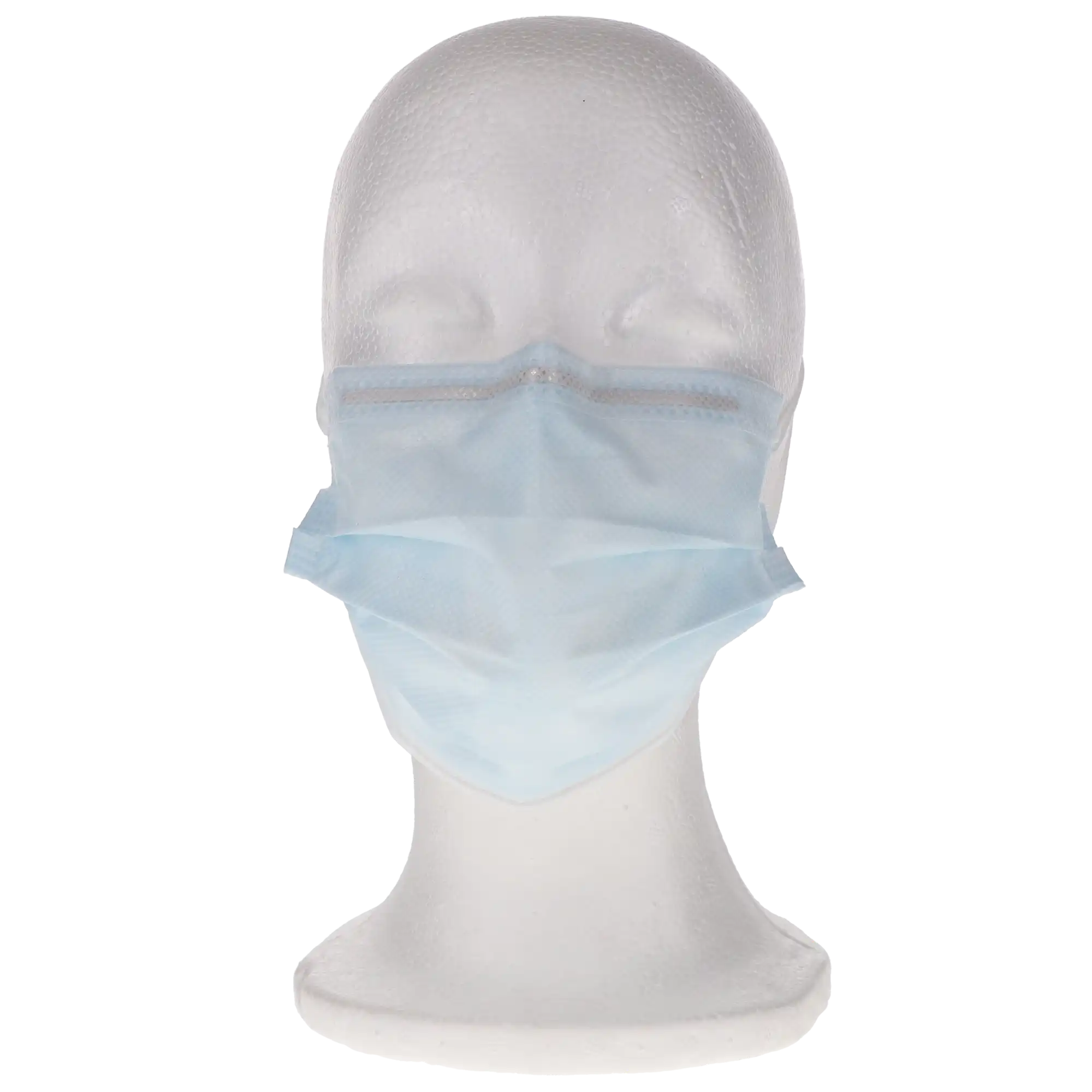 Crosstex Ultra Earloop Face Mask with Secure Fit Technology, ASTM Level 3, Blue, 50/Box, GCFCXUSF thumbnail 11
