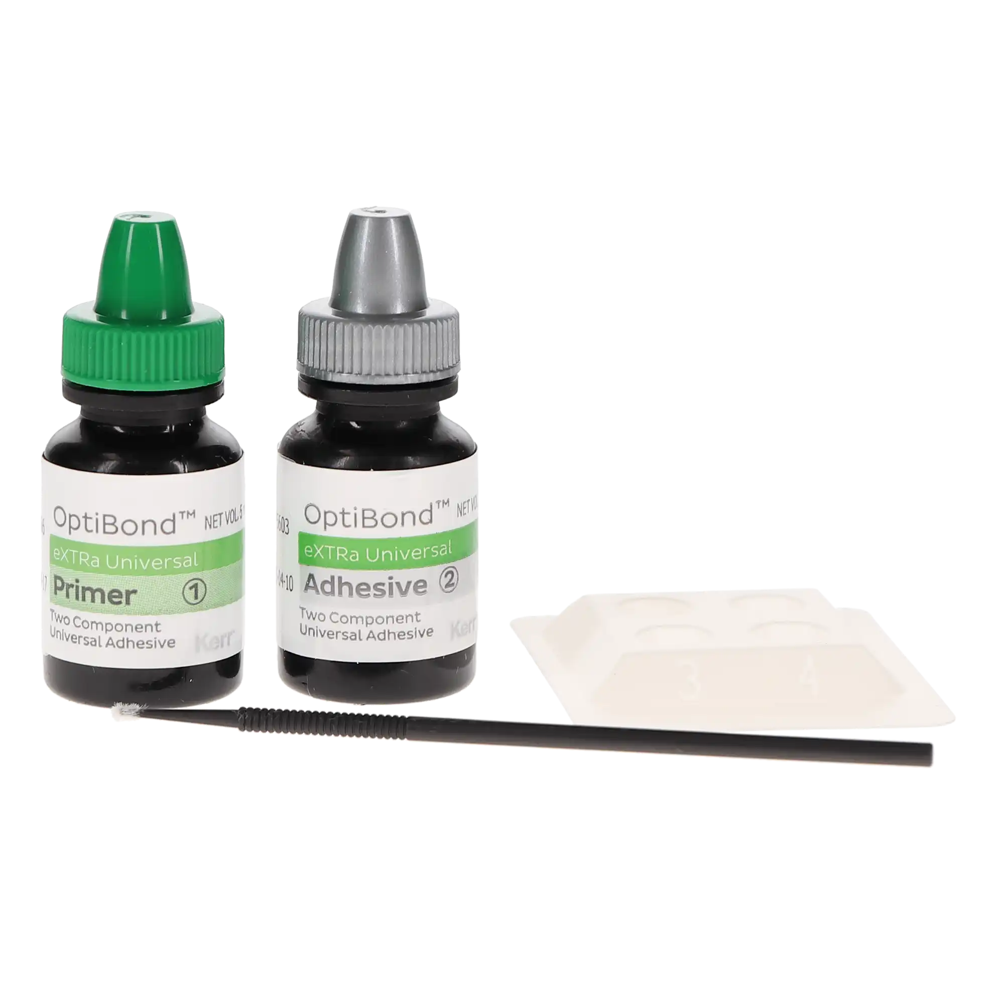 OptiBond eXTRa Universal Two-Component Self-Etch Adhesive Bottle Kit, 5 mL Primer & 5 mL Adhesive, 50 Applicators, 25 Mixing Wells, 36658 thumbnail 13