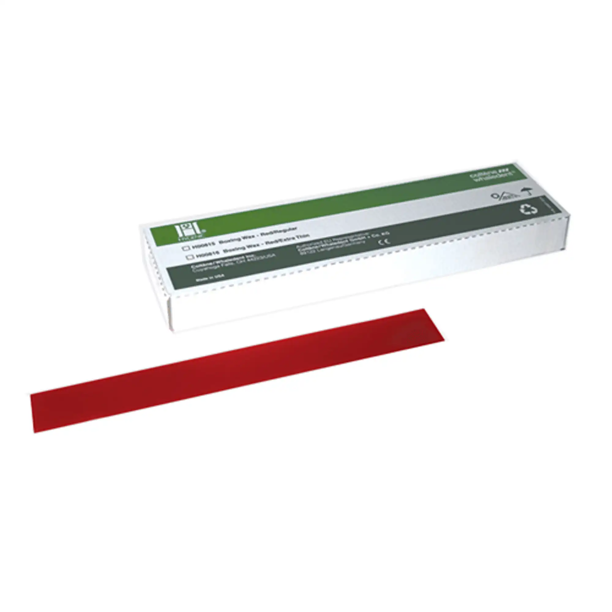 Hygenic Boxing Wax Strips, Red, Extra-Thin, 5 lb Package, H00838 - HYGENIC Boxing Wax - 5 lb  Red - Extra-Thin - Image 1