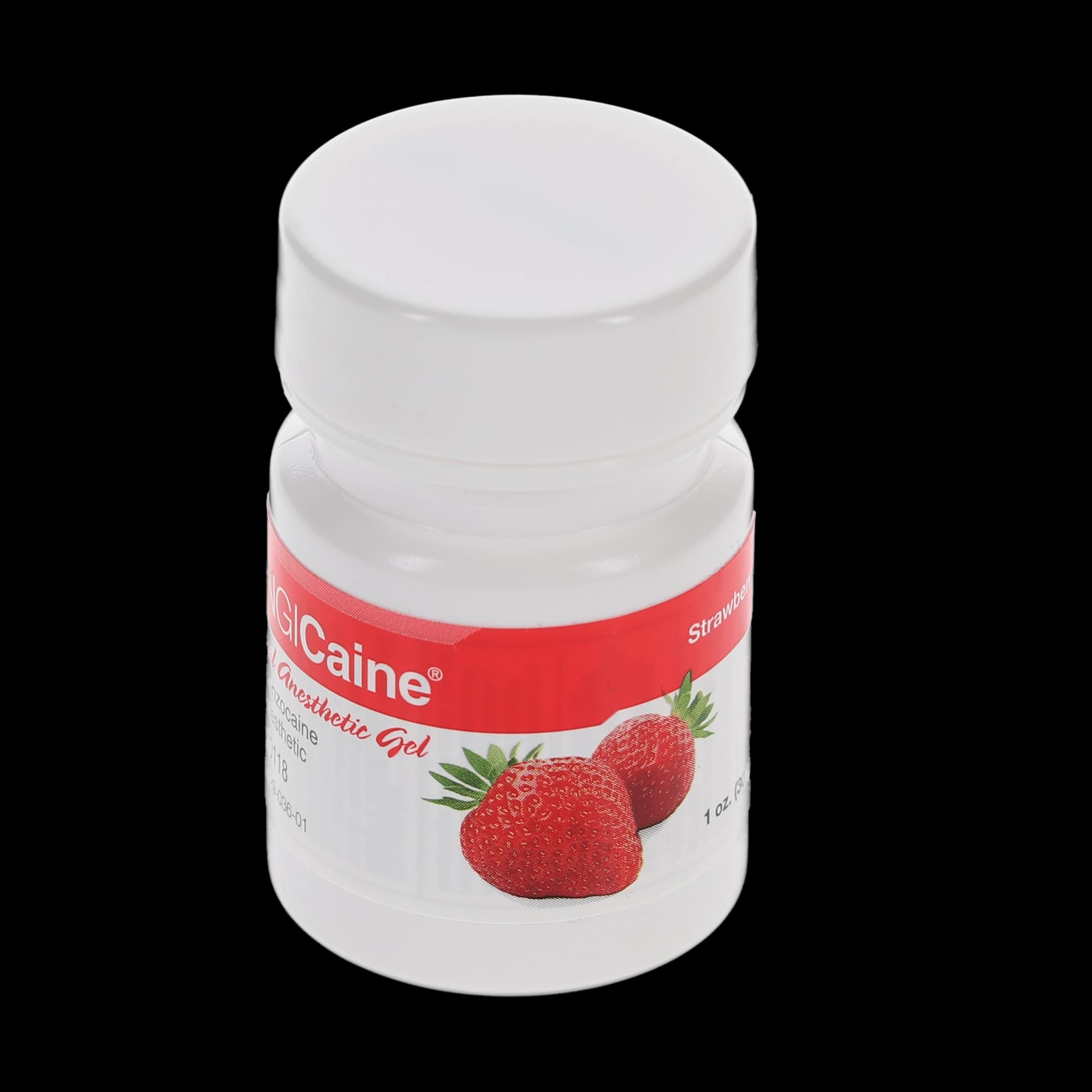 Gingicaine Topical Anesthetic Gel, 20% Benzocaine, Strawberry, 1 oz Jar, 20118 thumbnail 3