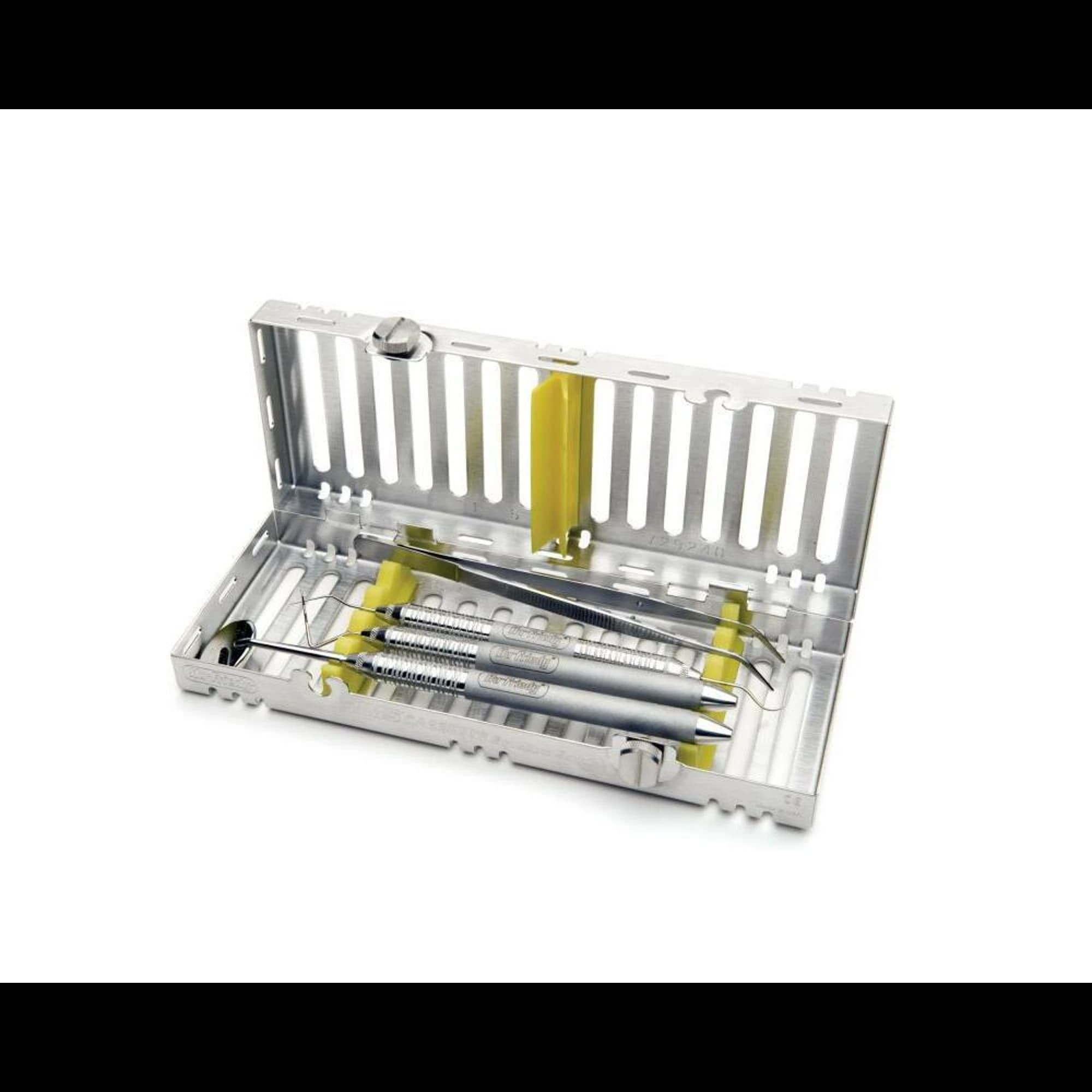 Hu-Friedy IMS Signature Series Collection Exam Standard Set-Up, Yellow, 5-Instrument Cassette, IMEXAM thumbnail 2