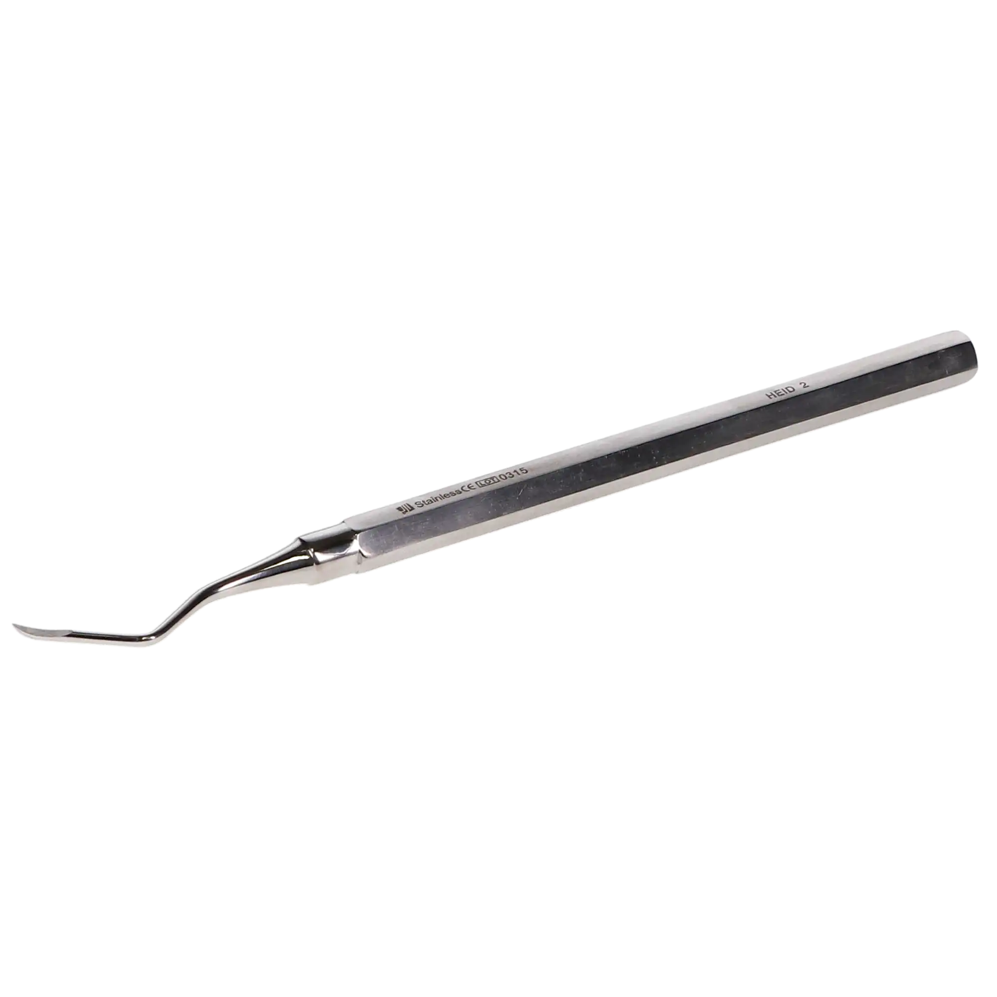 J&J Instruments #2 Heidbrink Root Tip Pick, Single End, Stainless Steel, 1/Pk, JJI-04-220 thumbnail 2