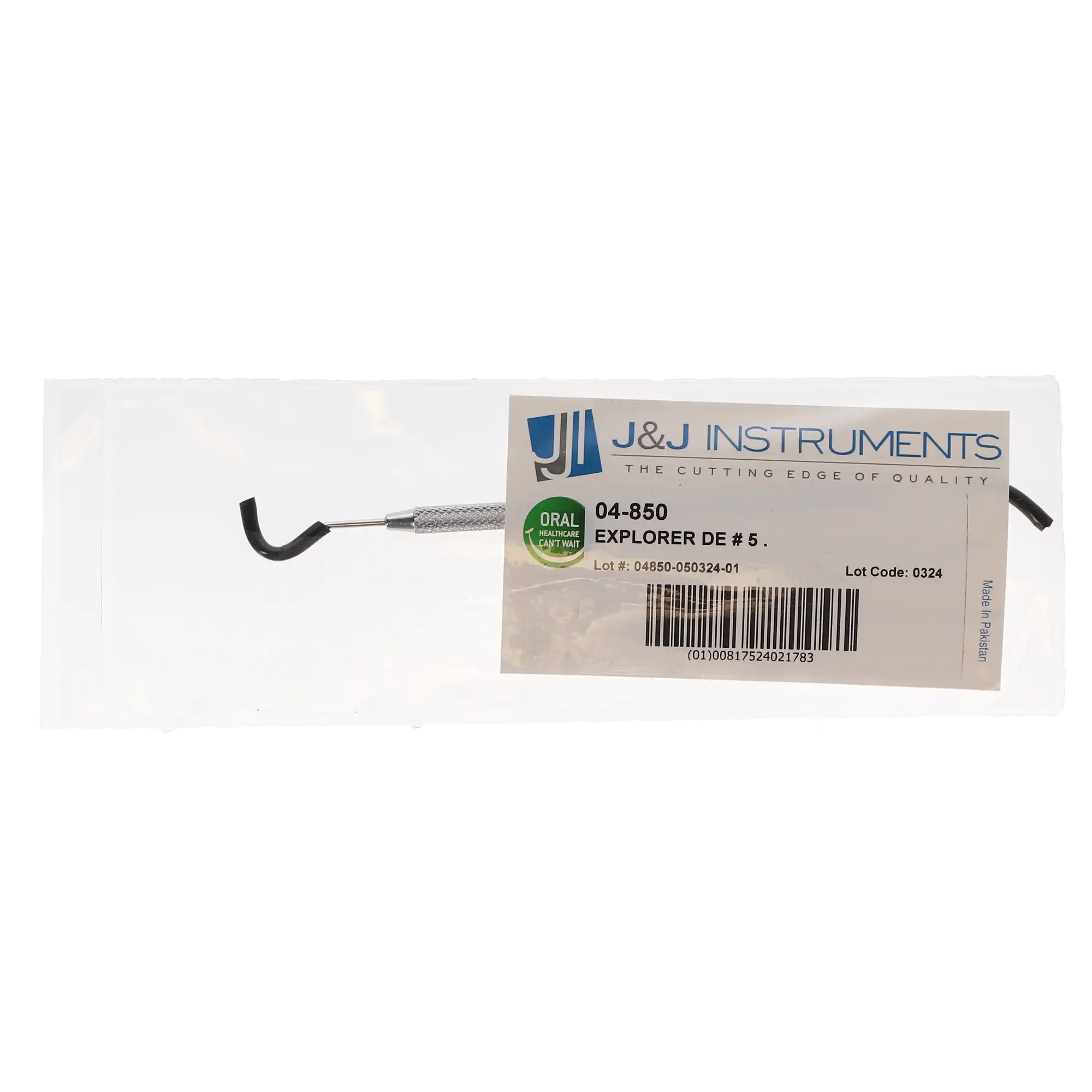 J&J Instruments #5 (#17/23) Double End Explorer, Regular Handle, 04-850 thumbnail 4