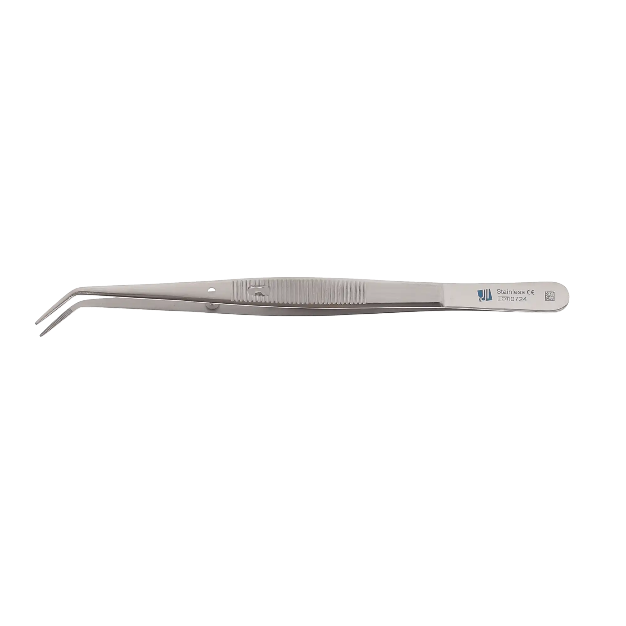 J&J Instruments Self-Locking College Cotton and Dressing Pliers, Serrated, 6", 08-210 - J&J Instruments Self-Locking College Cotton and Dressing Pliers with 6", 08-210 - Image 1