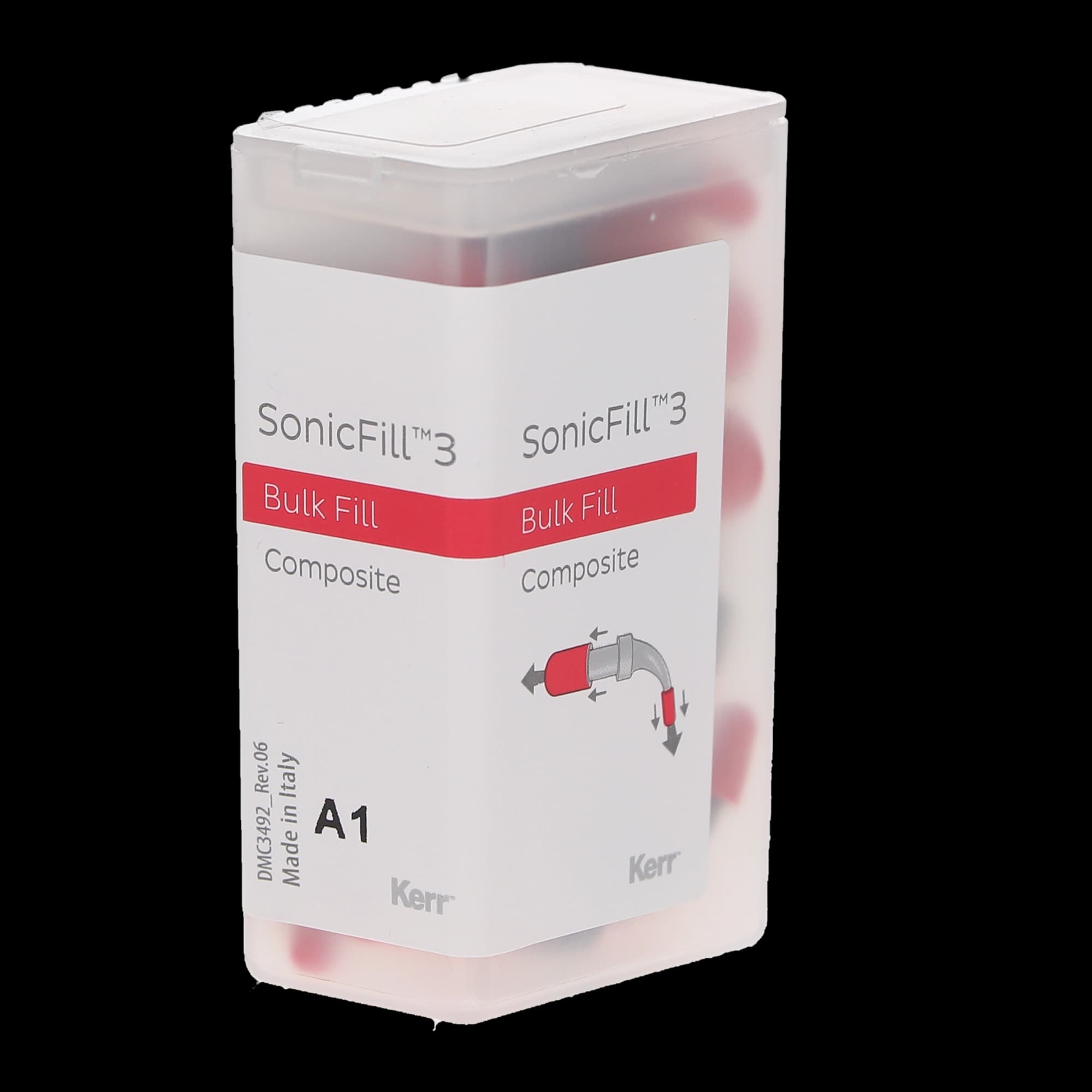 Kerr SonicFill 3 SingleFill Bulk Fill Composite Unidose Refill, Shade A1, 0.25 g Tips, 20/Pack, 36711 thumbnail 10