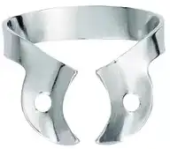 Ivory Rubber Dam Clamp, Wingless, #W8A, Stainless Steel, Molar, 50057536 thumbnail 5