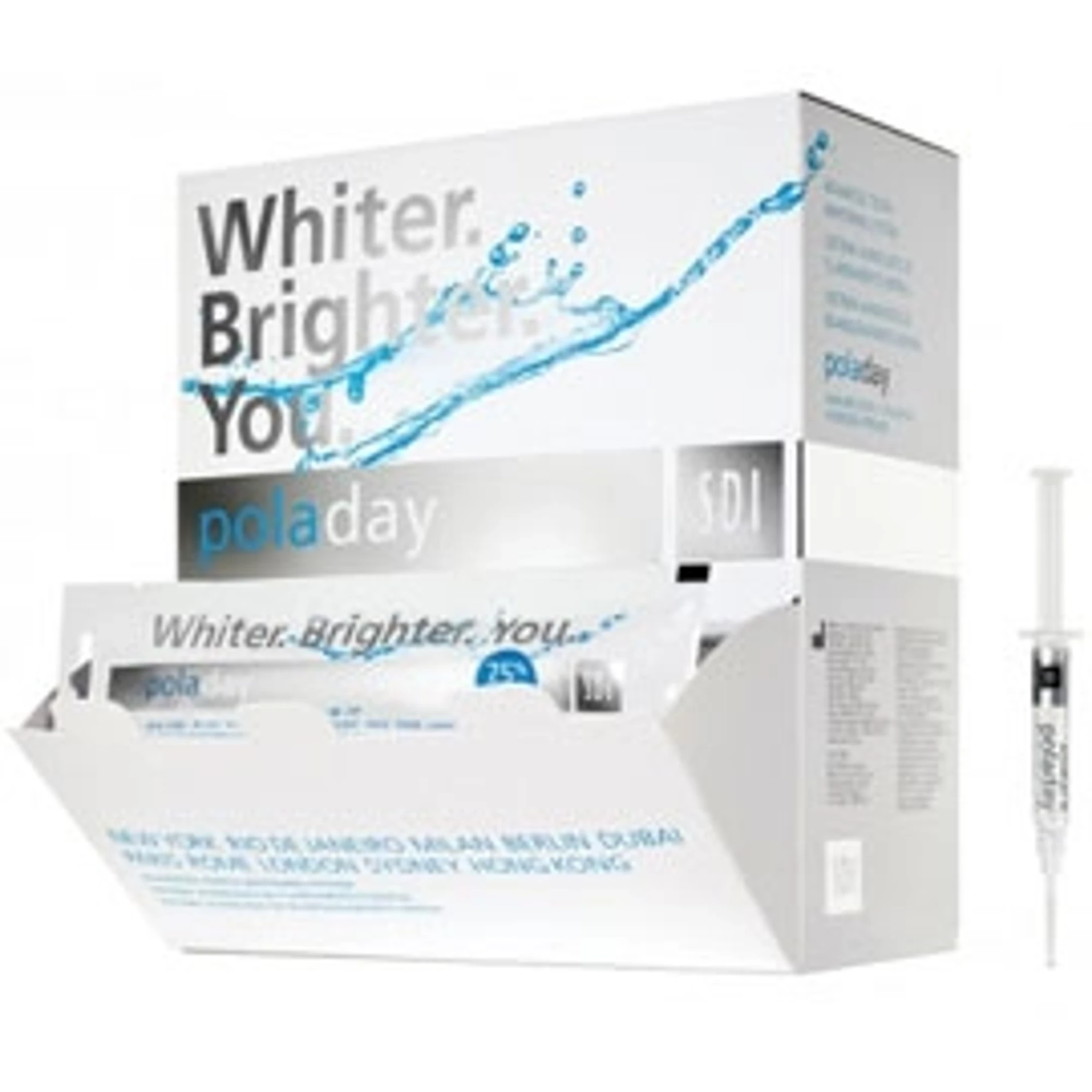 Pola Day 7.5% Hydrogen Peroxide Take-Home Tooth Whitening System, Spearmint, 3 g Syringe Dispenser Pack, 50/Pk, 7700070 thumbnail 2