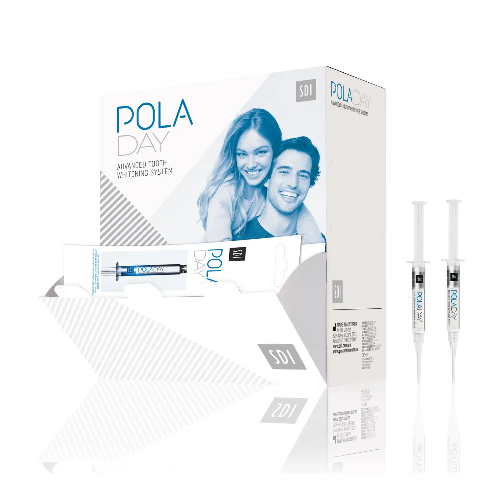 Pola Day Take-Home Tooth Whitening System, 9.5% Hydrogen Peroxide, Spearmint, 3 g Syringe Dispenser Pack, 50/Pk, 7700071 thumbnail 2